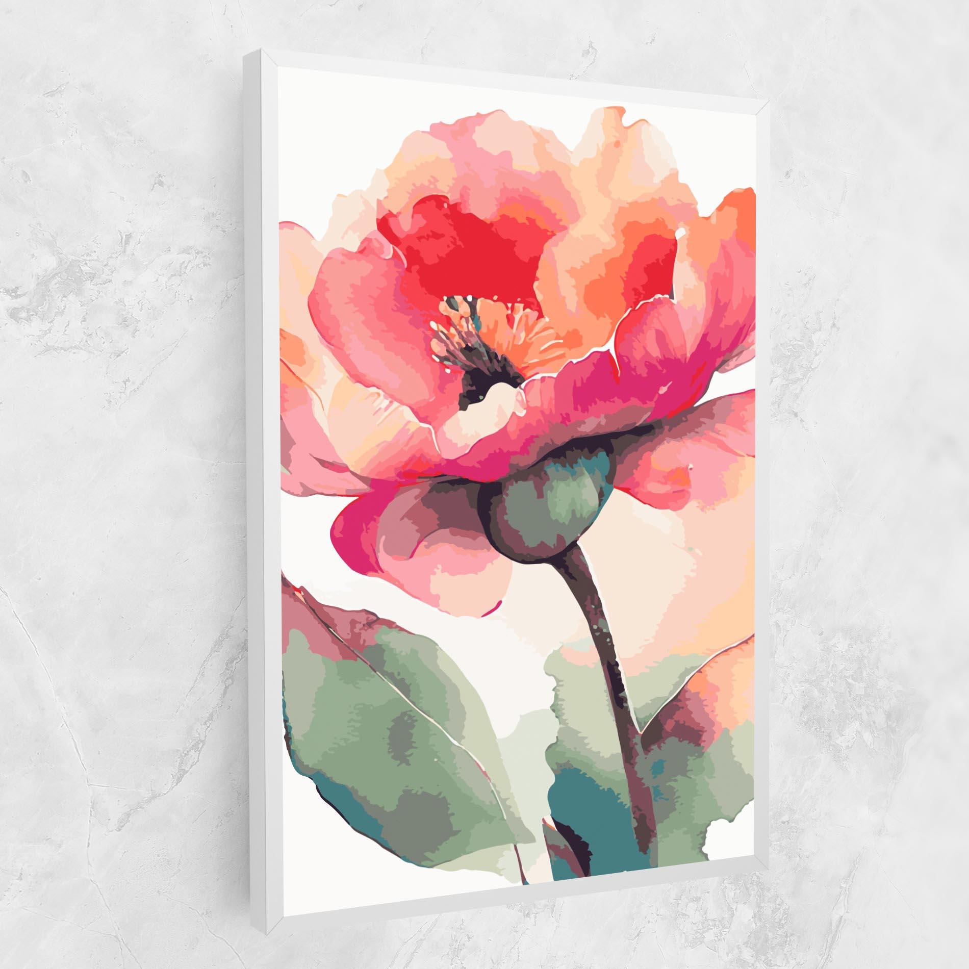 Vászonkép Pastel Poppy mockup 1