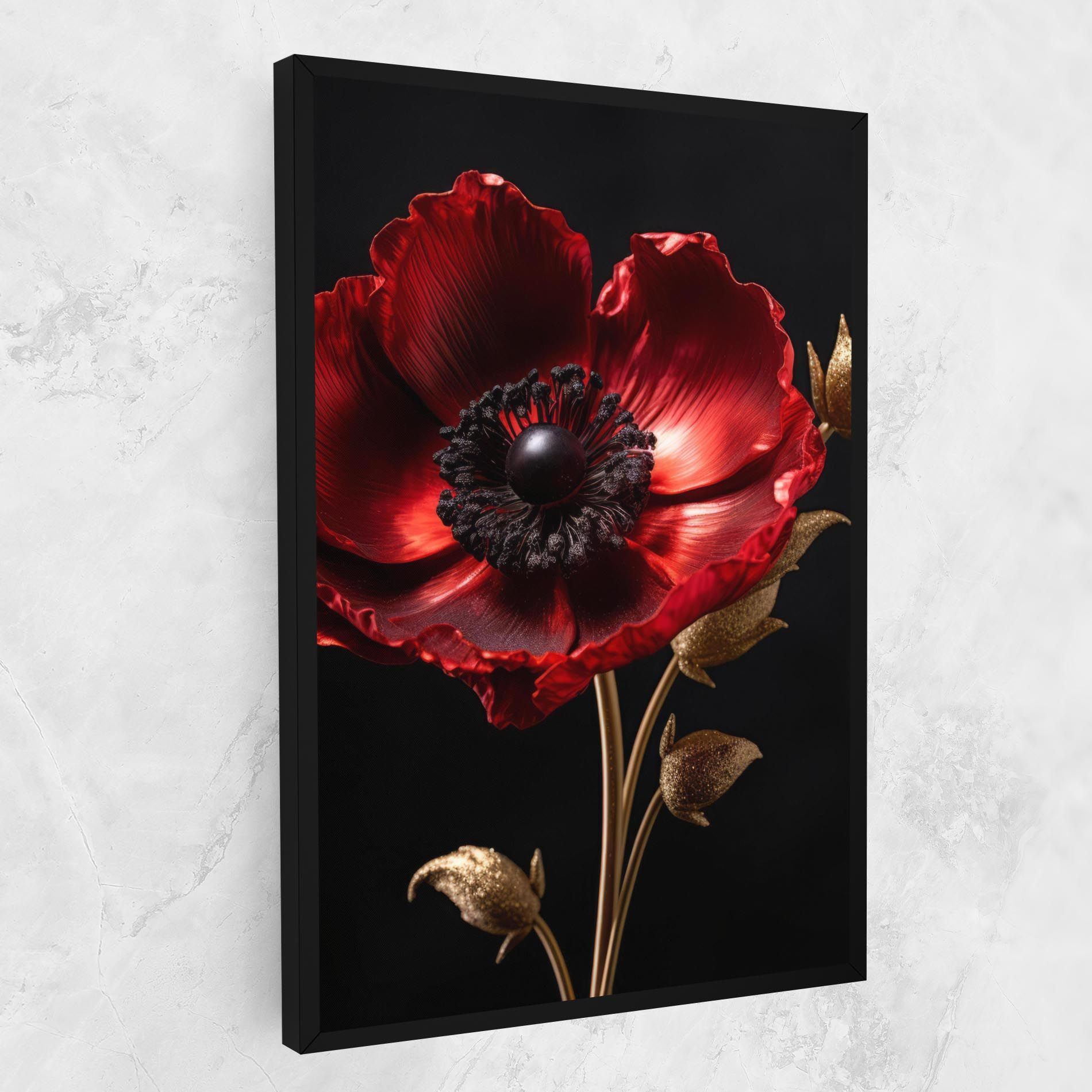 Dark Red Poppy mockup 1