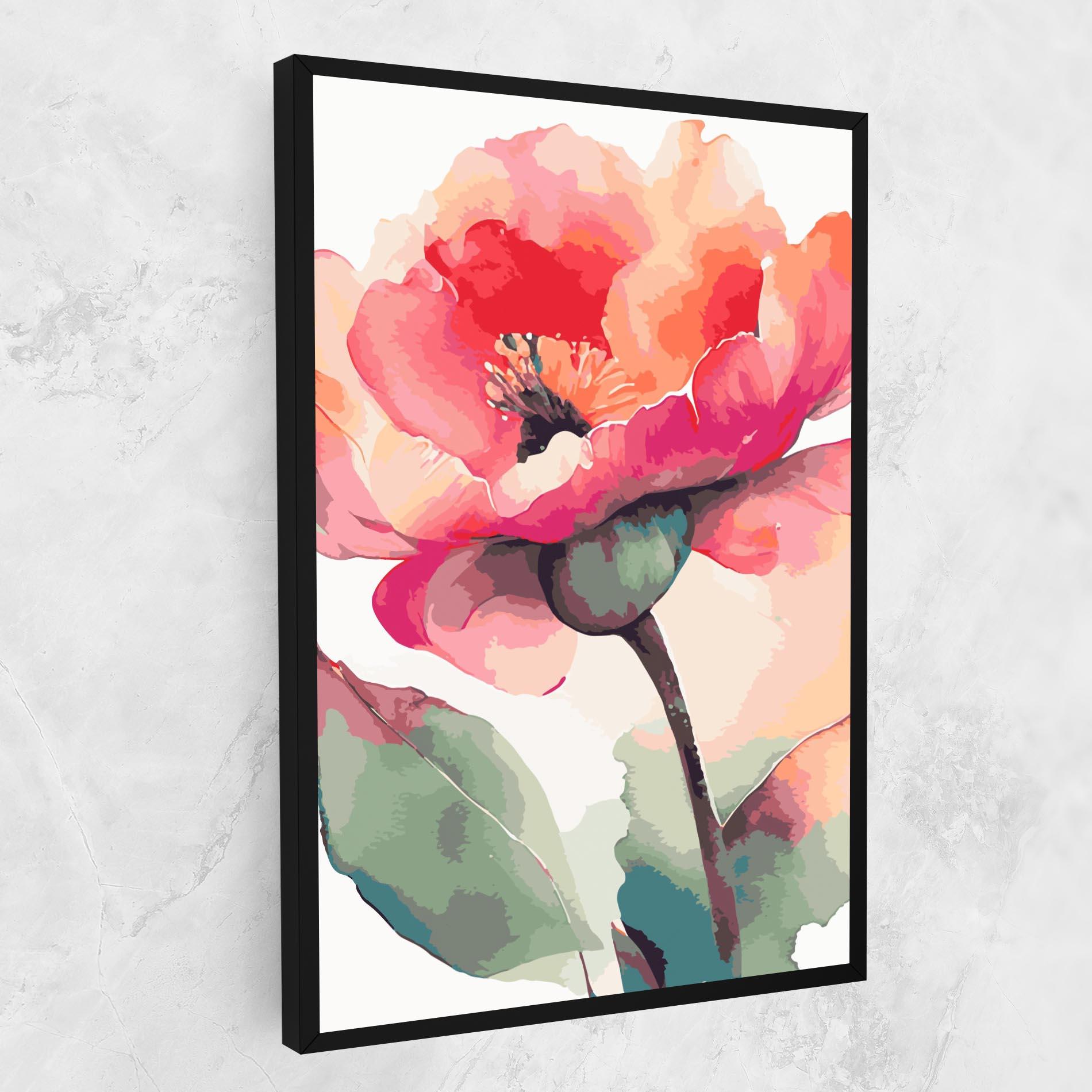 Vászonkép Pastel Poppy mockup 1