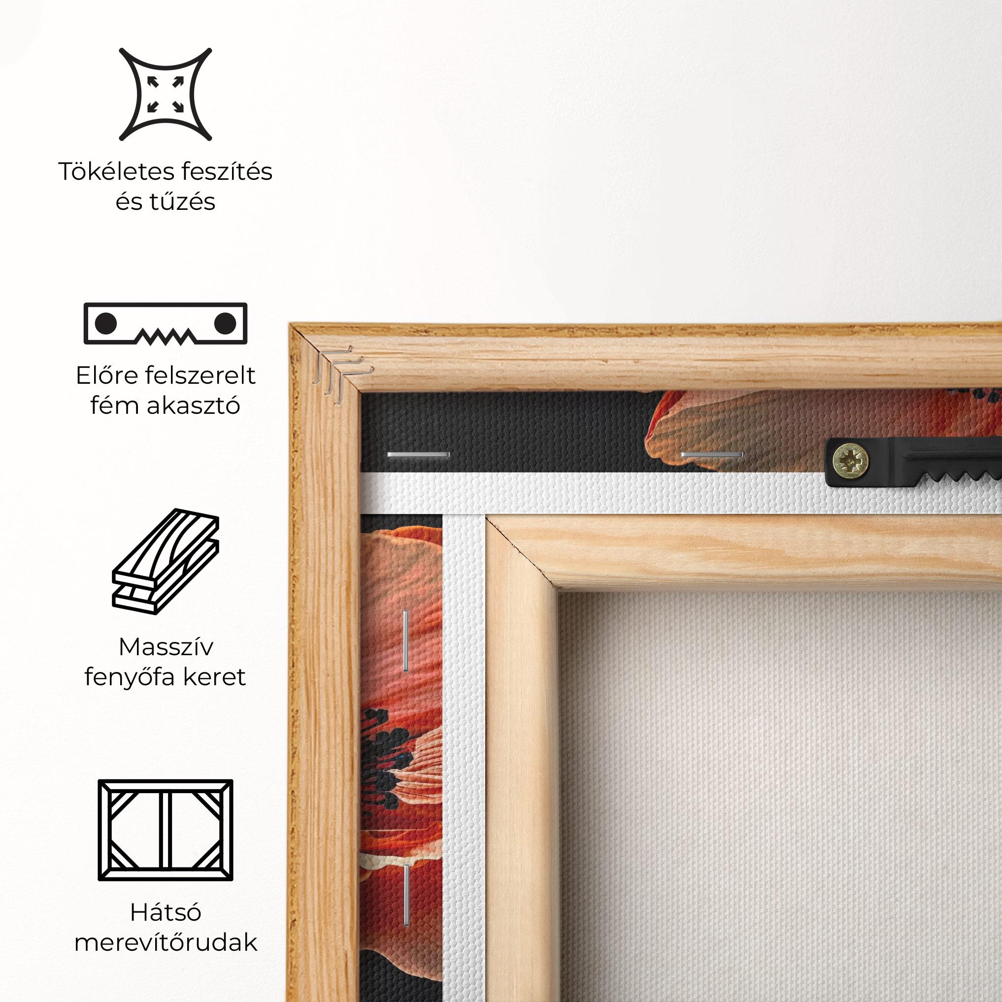 Vászonkép 3 Poppies mockup 5