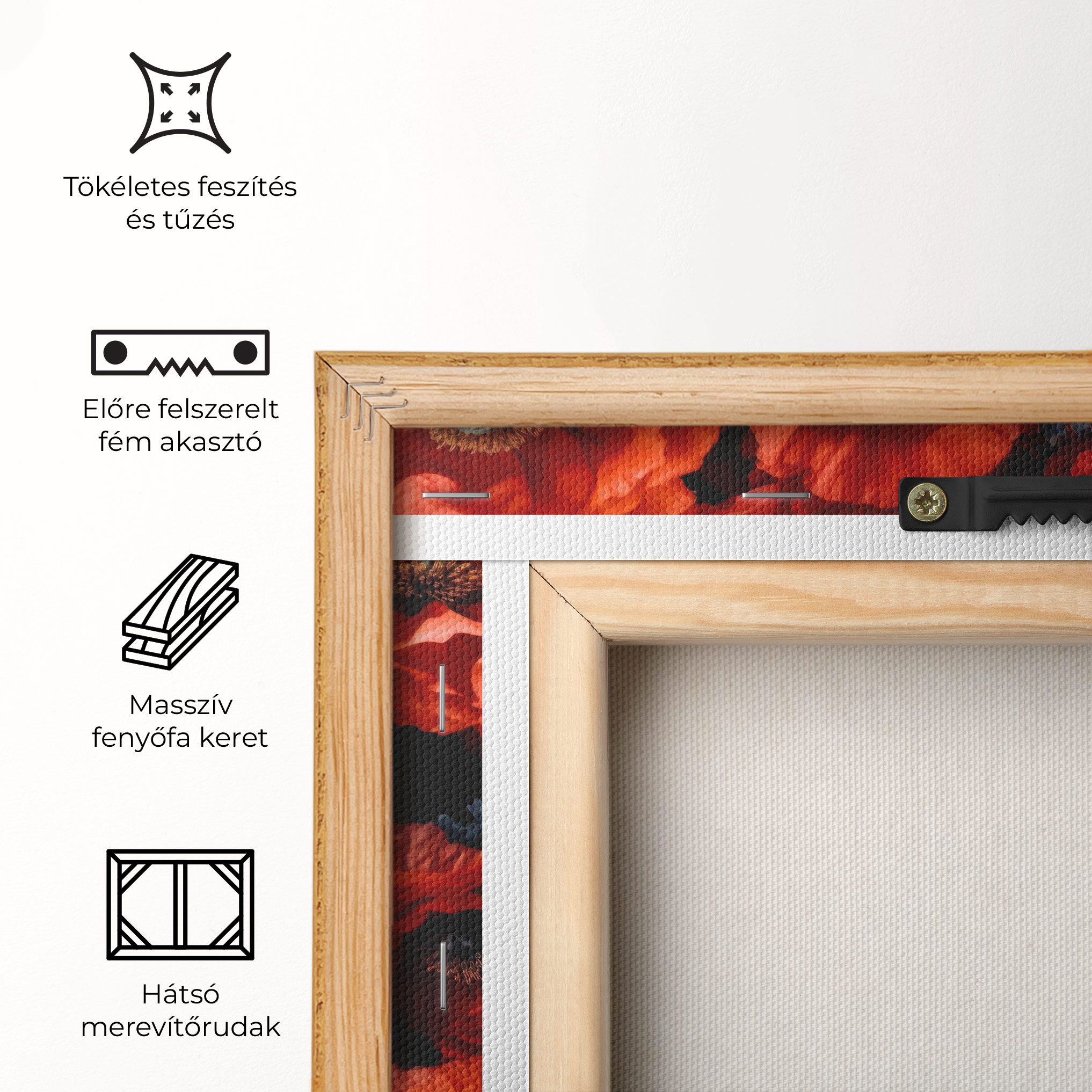 Black Red Poppies mockup 5