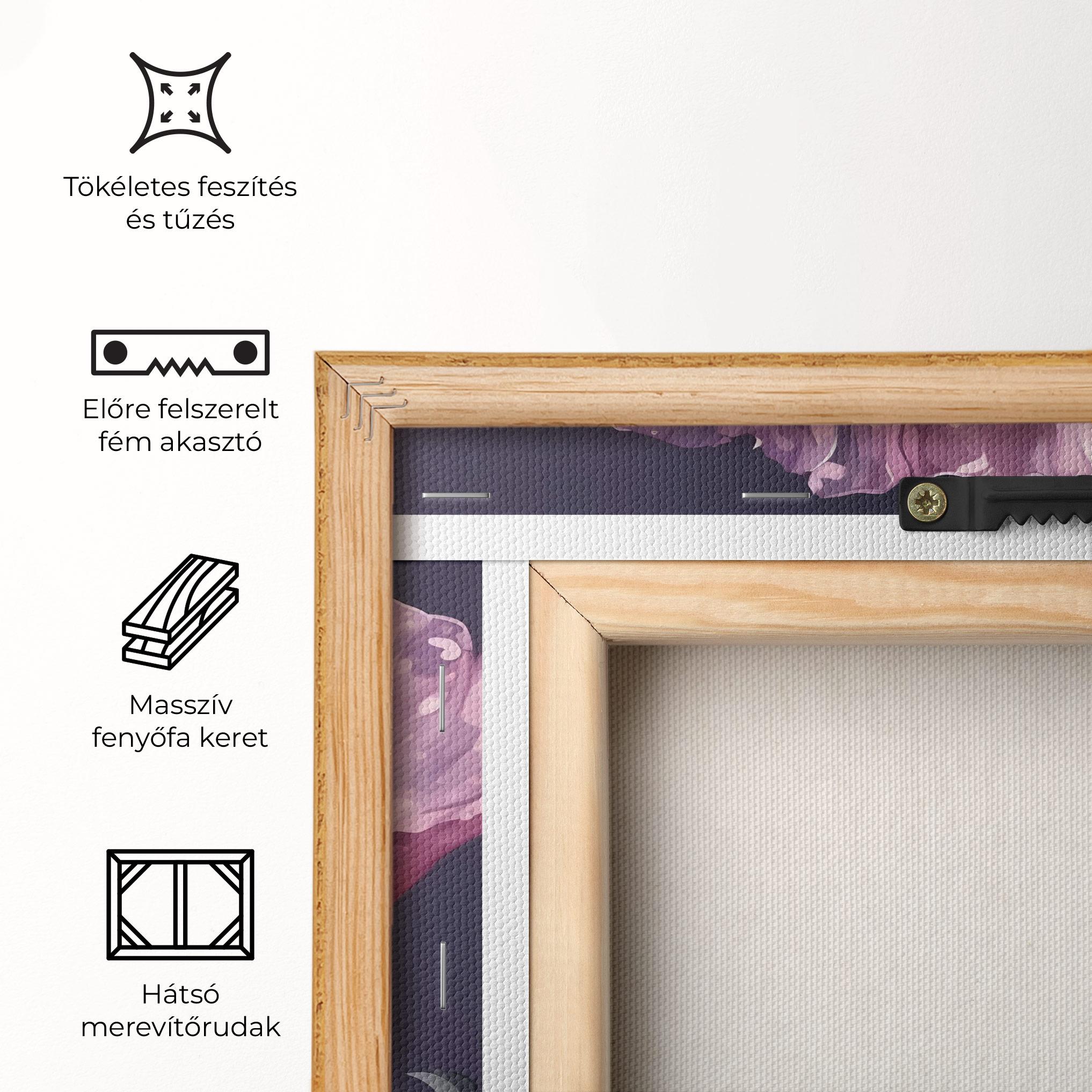 Vászonkép Light Purple Poppy mockup 5