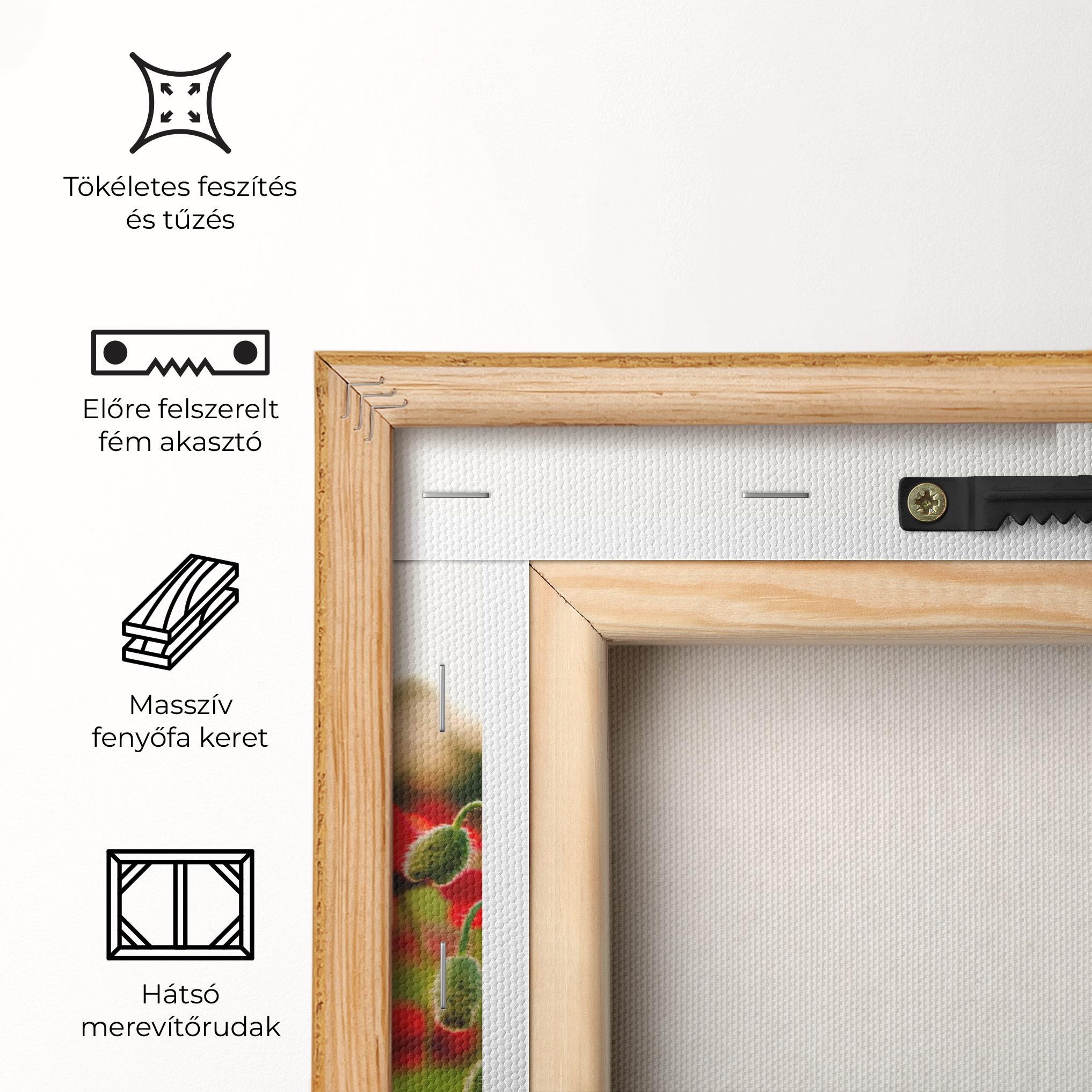 Vászonkép Poppies Field mockup 5