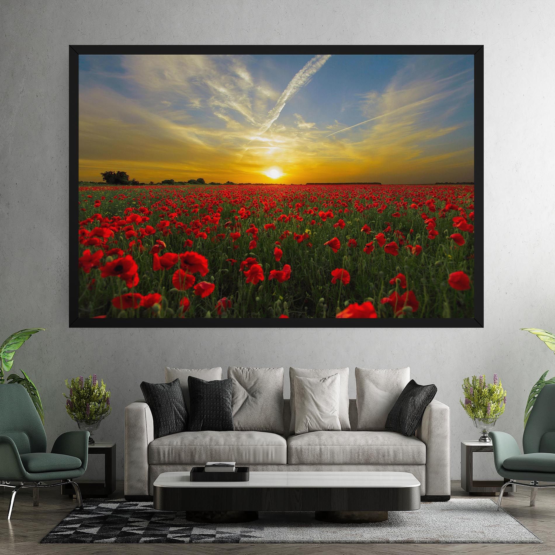 Poppies Sunset mockup 7