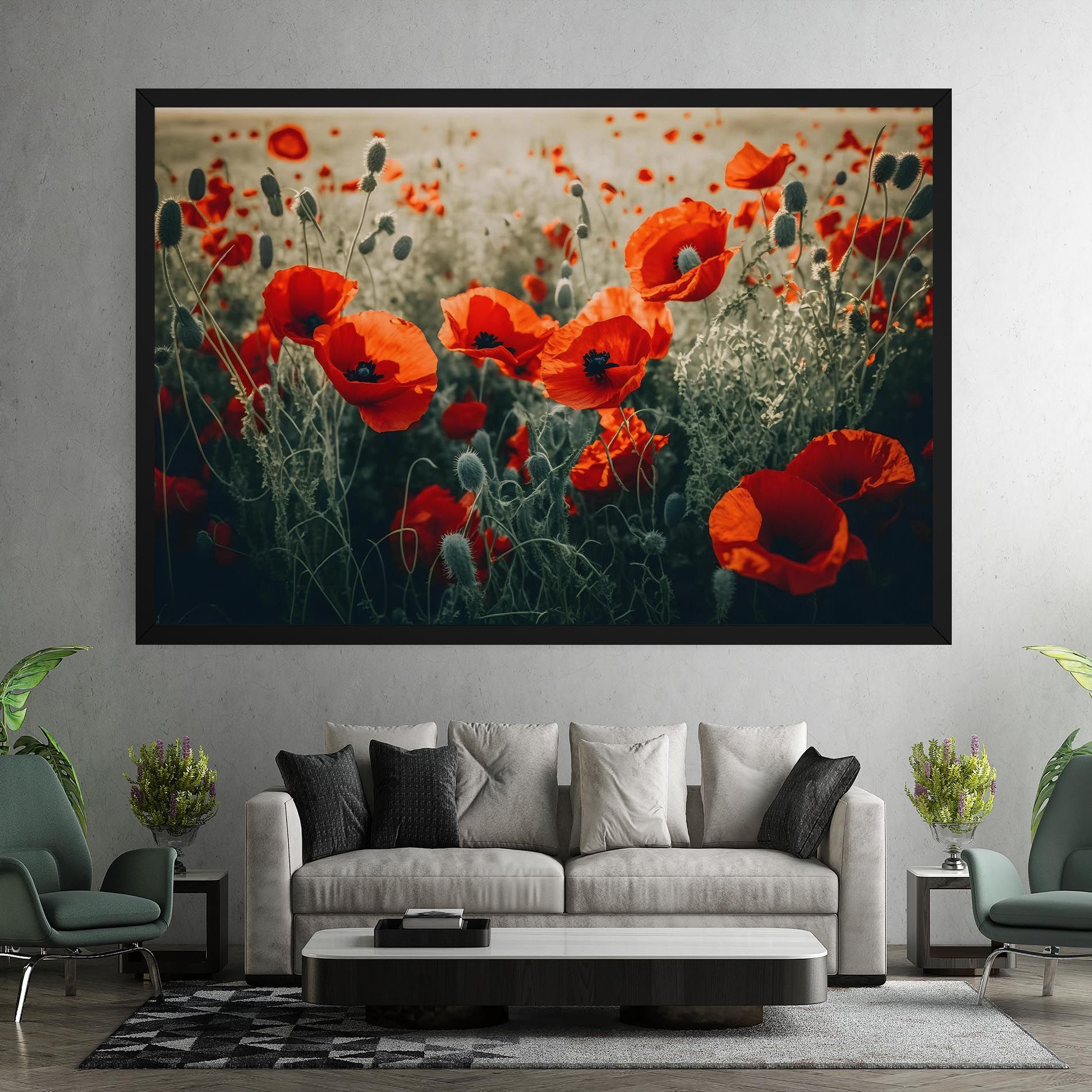 Poppy Grass Field mockup 7