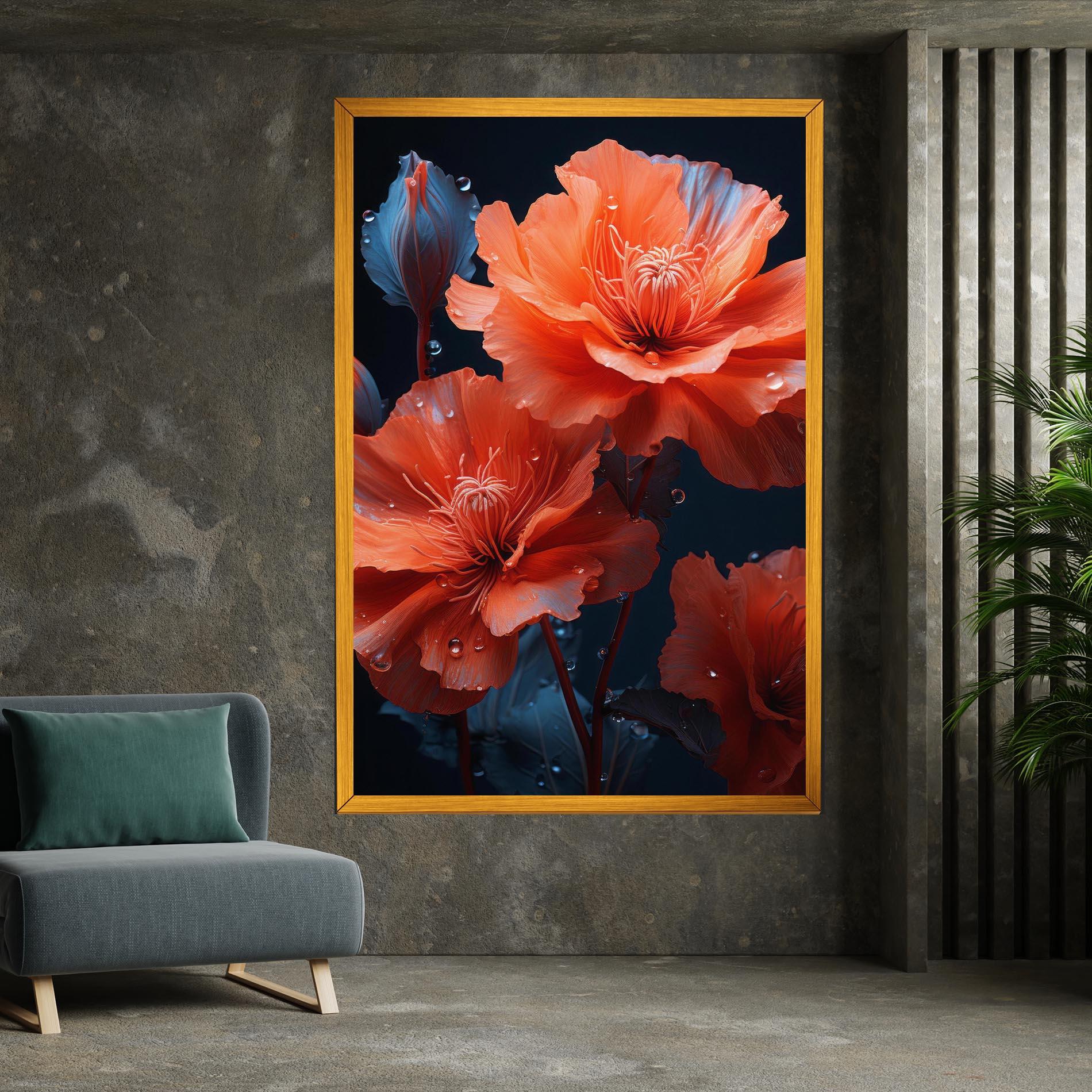 Vászonkép Orange Poppy mockup 7