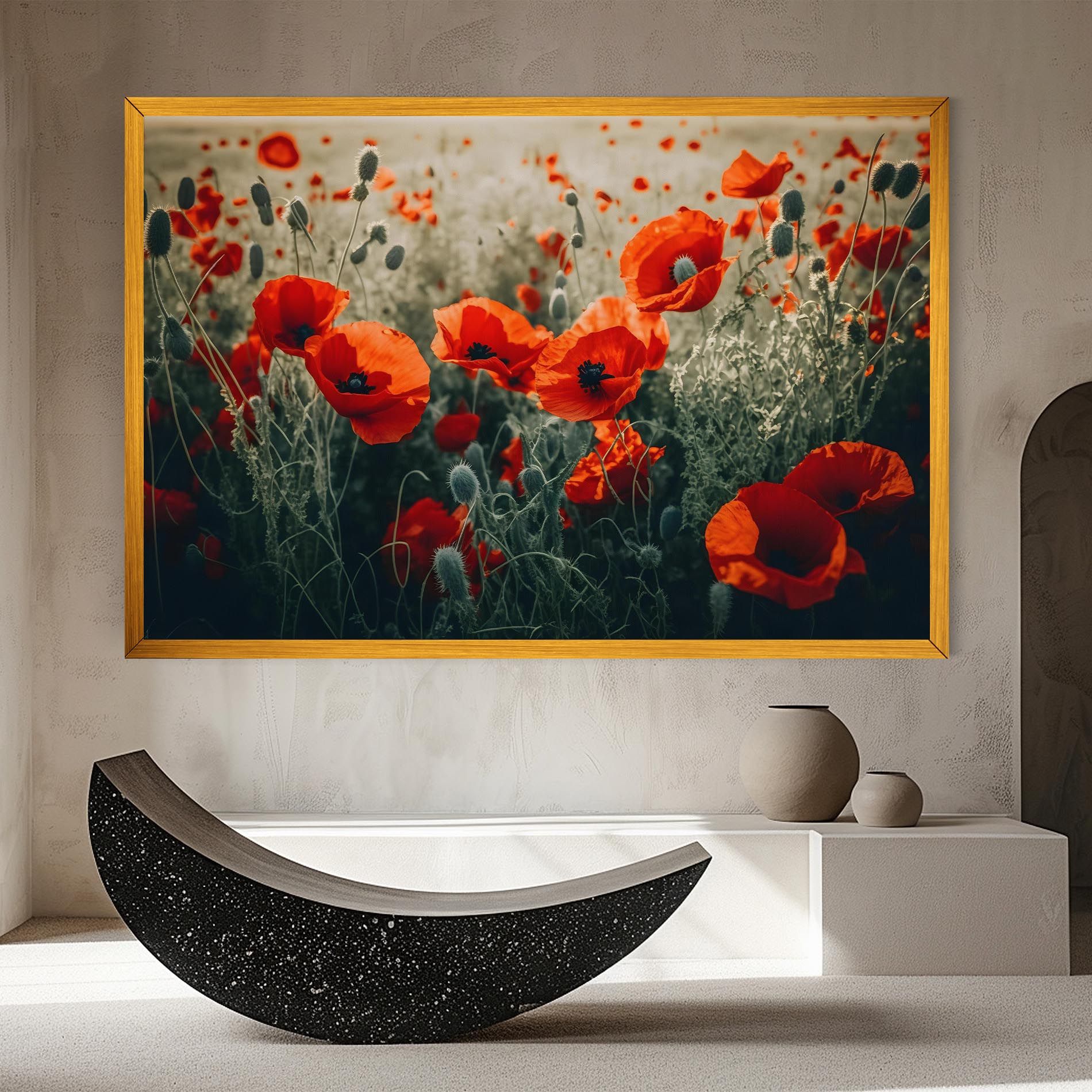 Poppy Grass Field mockup 8