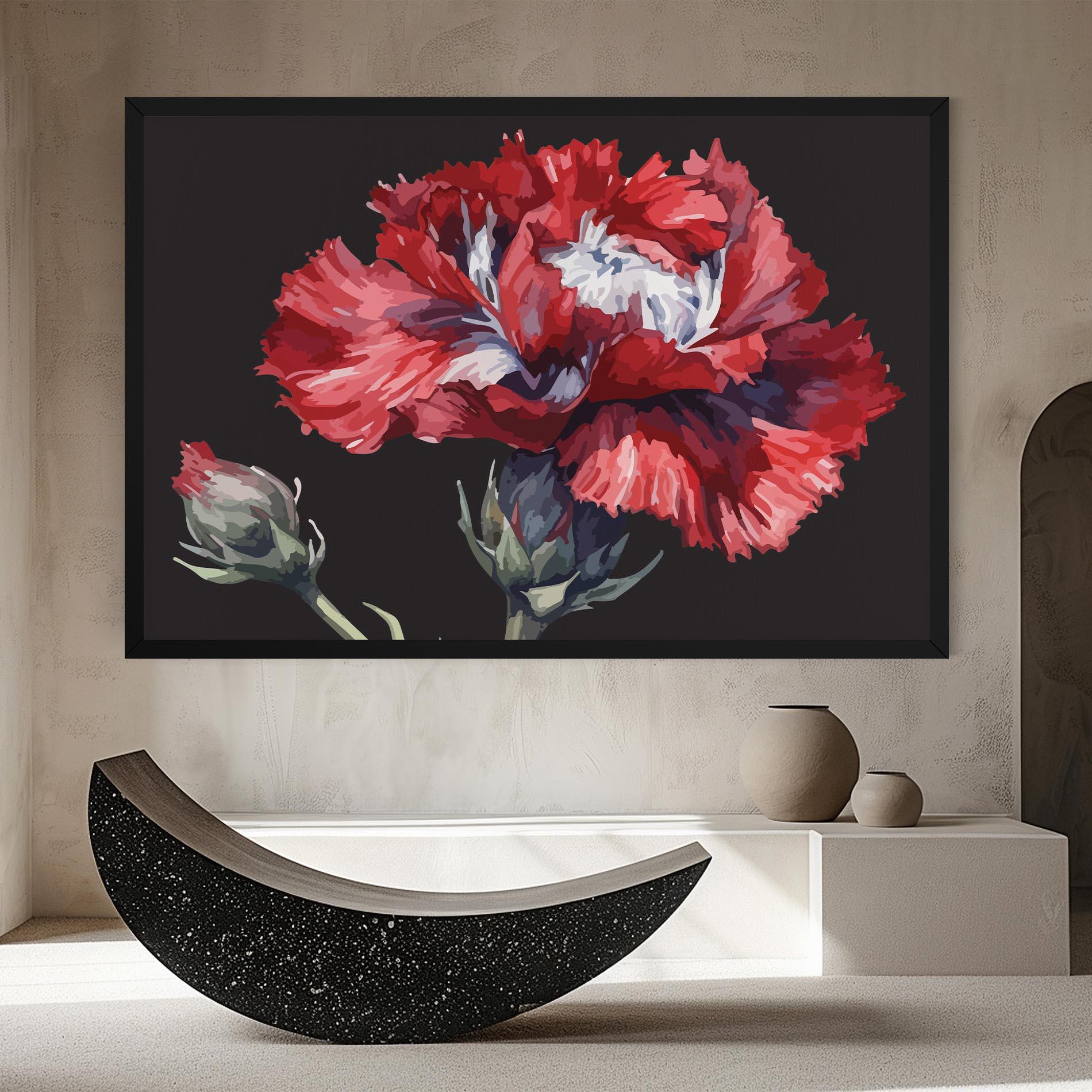 Vászonkép Close Up Poppy mockup 8