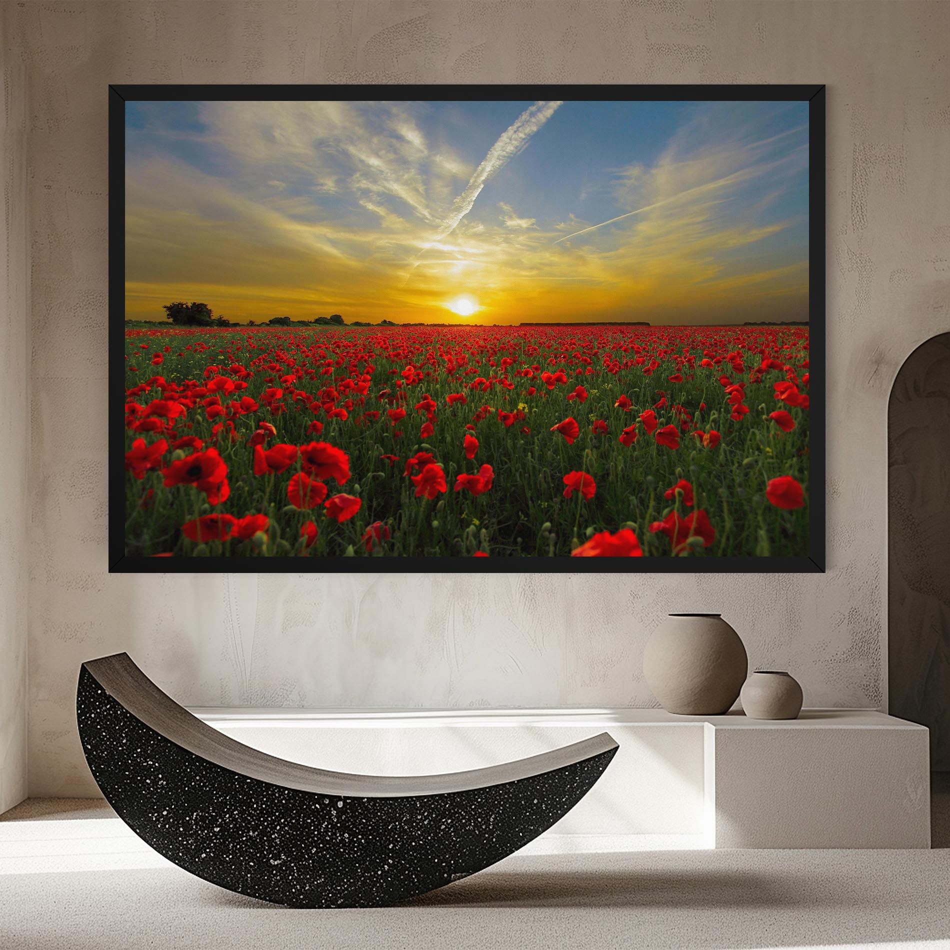 Poppies Sunset mockup 8
