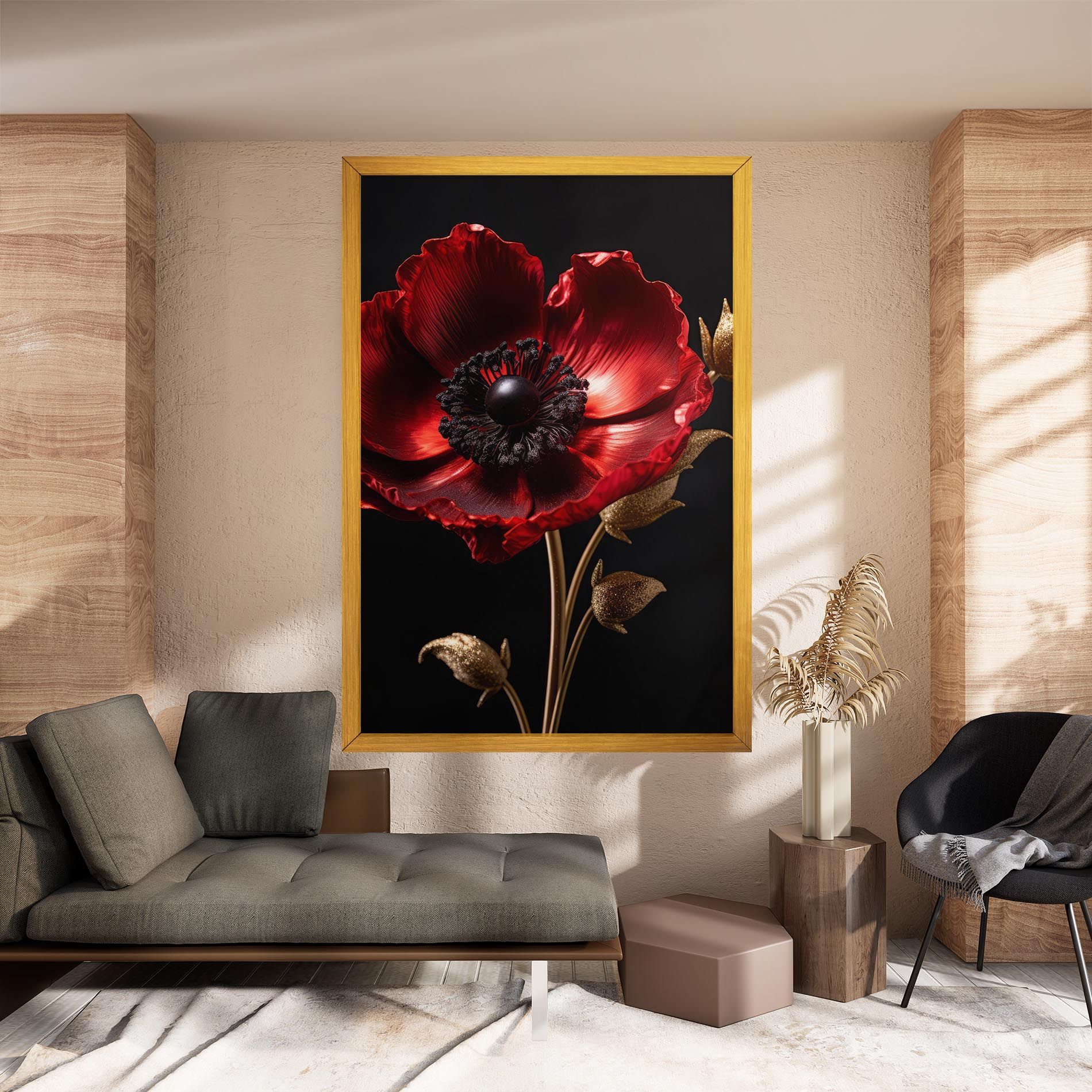 Dark Red Poppy mockup 8