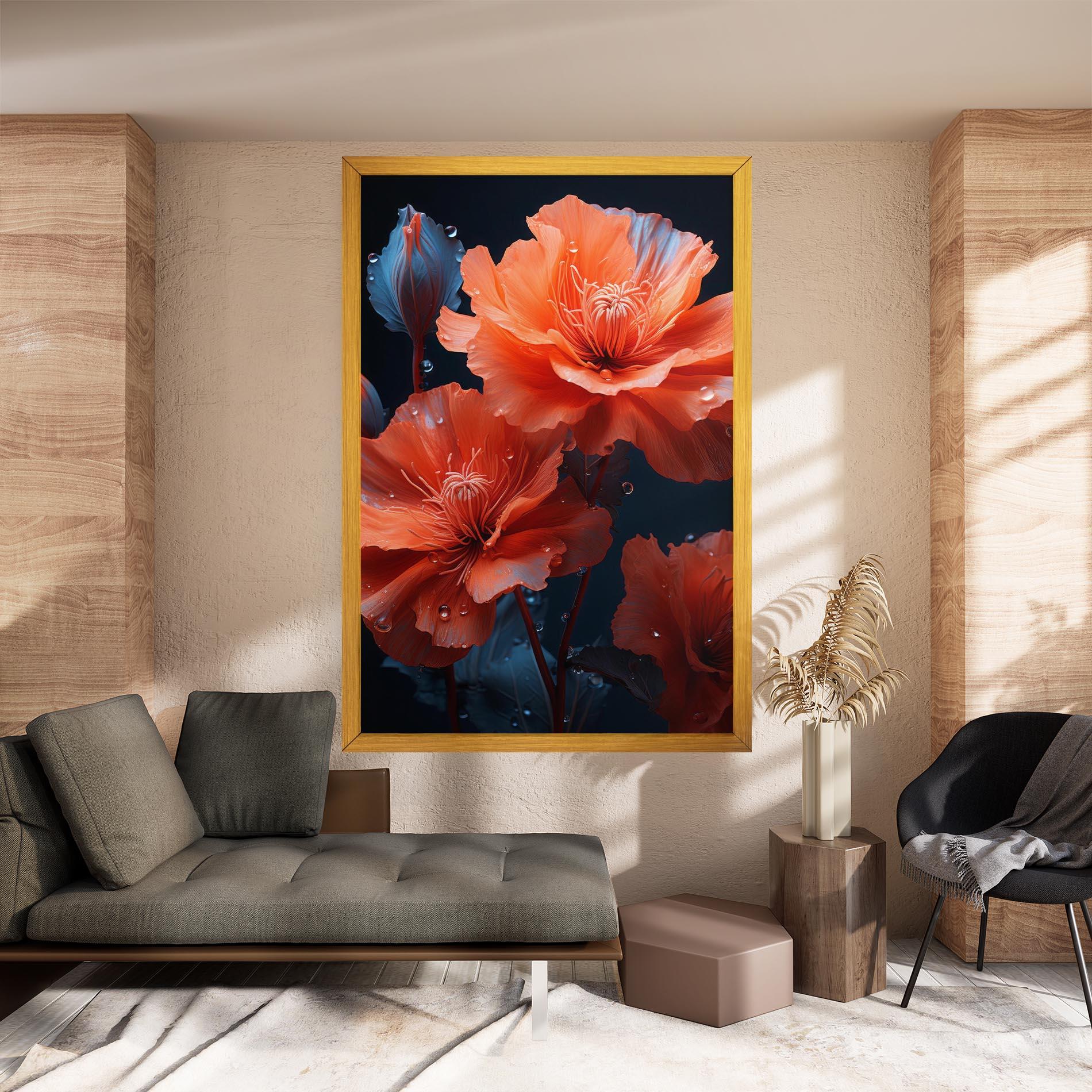 Vászonkép Orange Poppy mockup 8