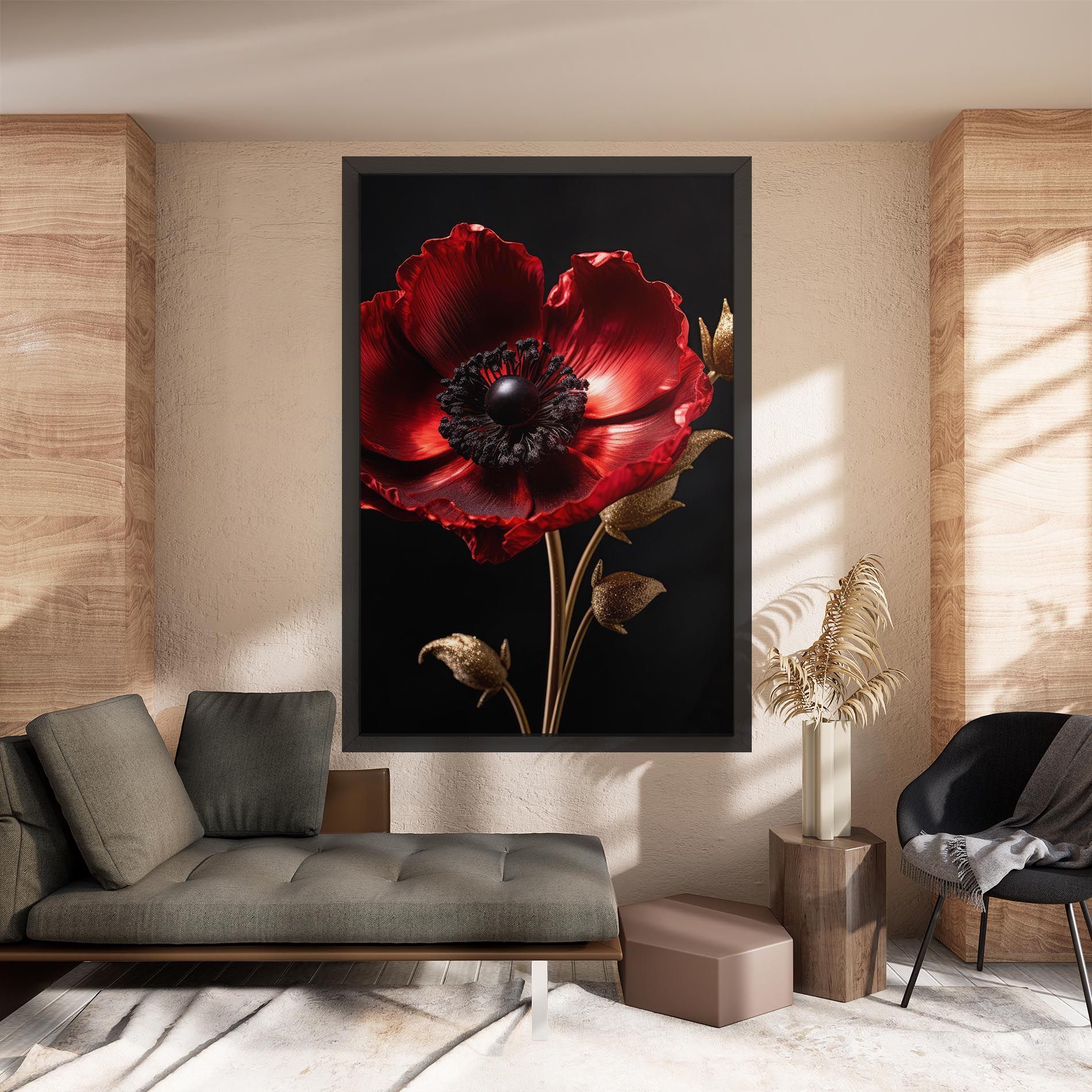Dark Red Poppy mockup 8