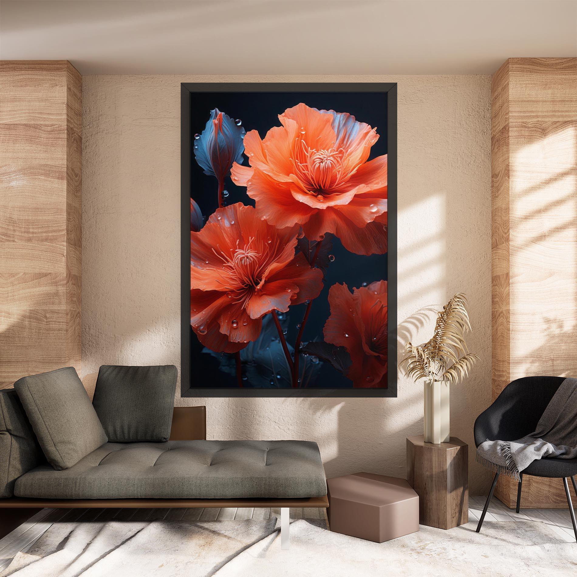 Vászonkép Orange Poppy mockup 8