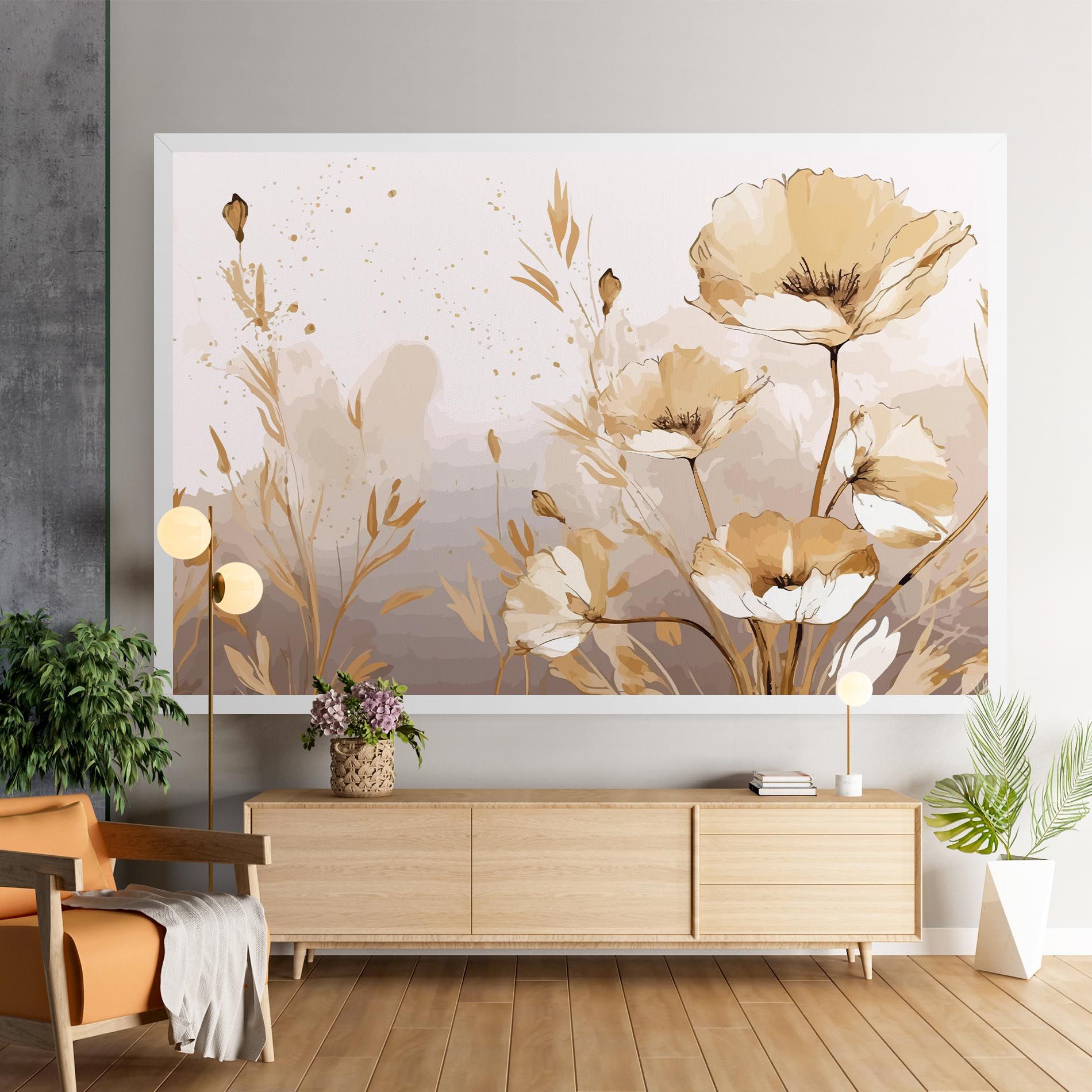 Gold Cream Poppy mockup 9