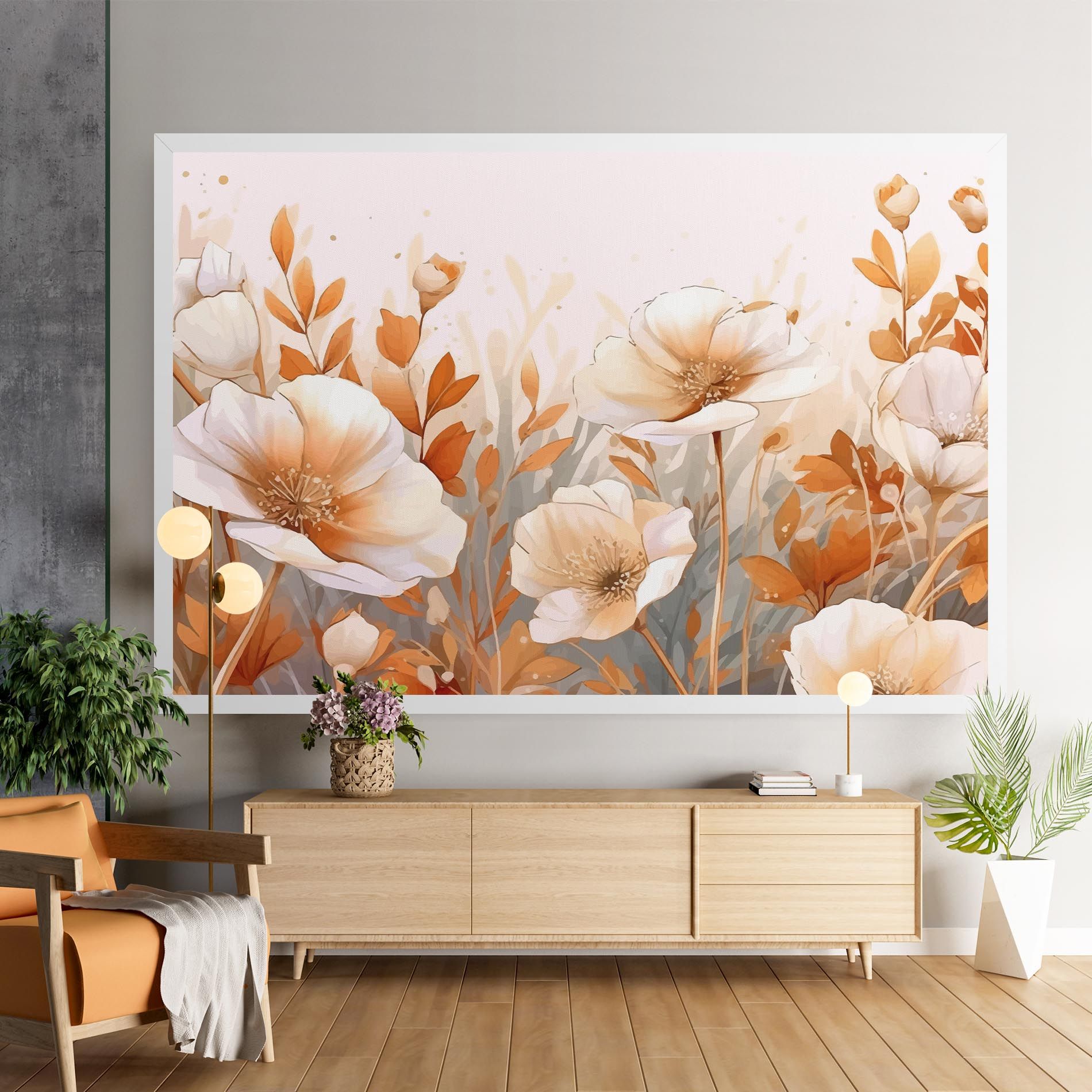 Orange Cream Poppy mockup 9
