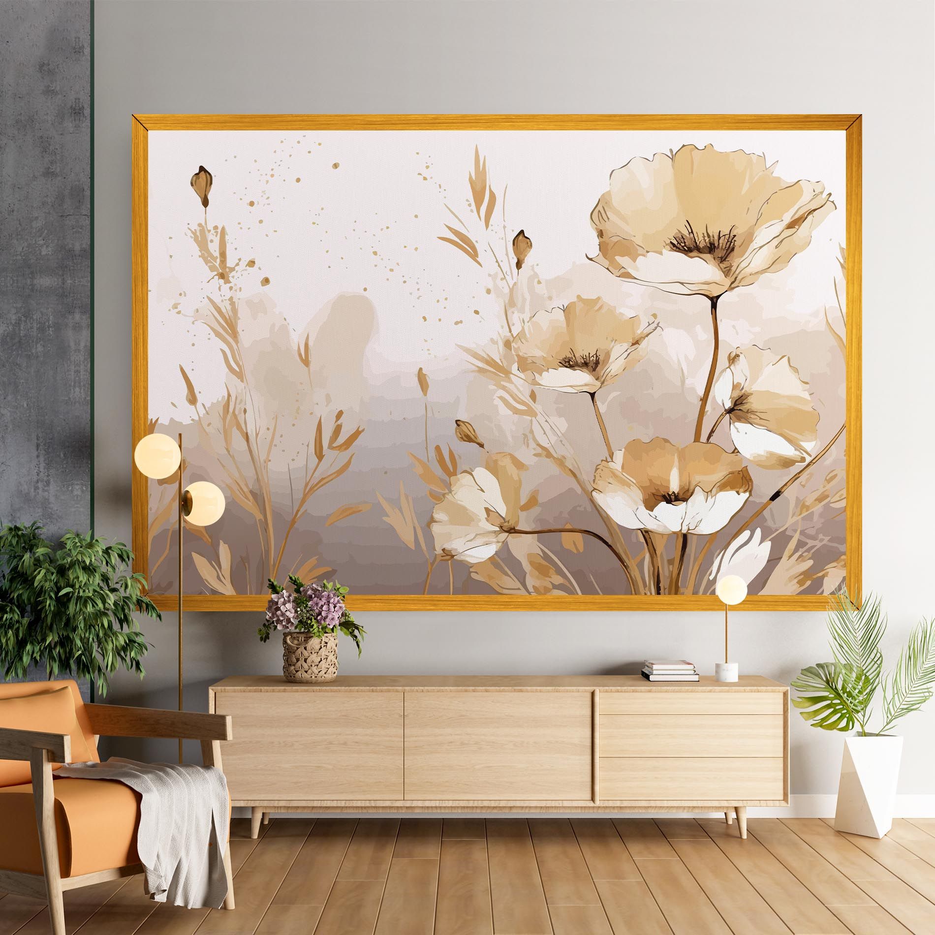 Gold Cream Poppy mockup 9