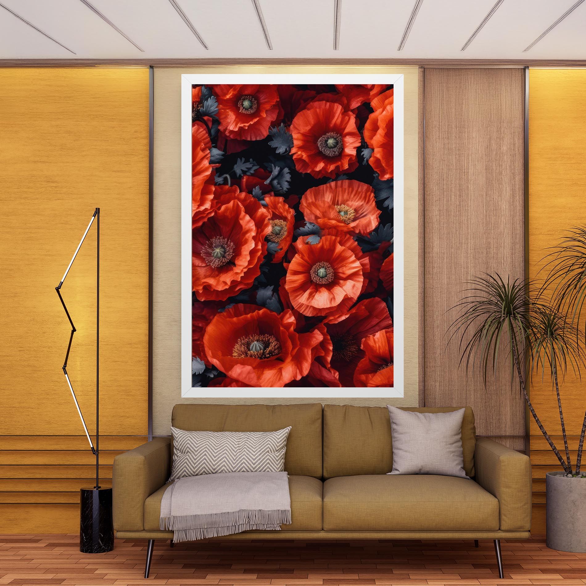 Black Red Poppies mockup 9