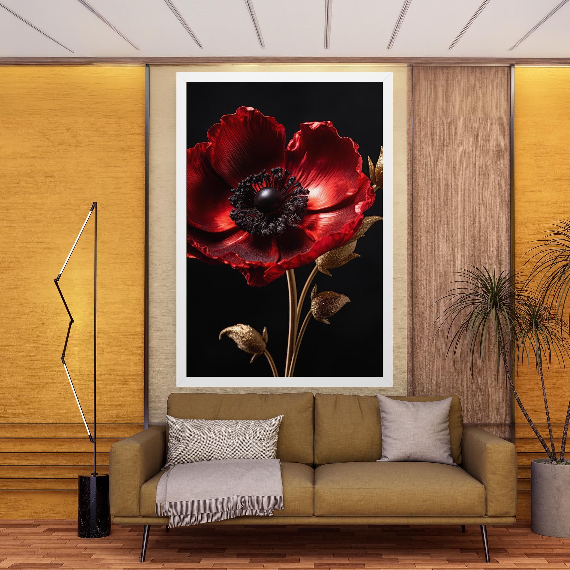 Dark Red Poppy mockup 9