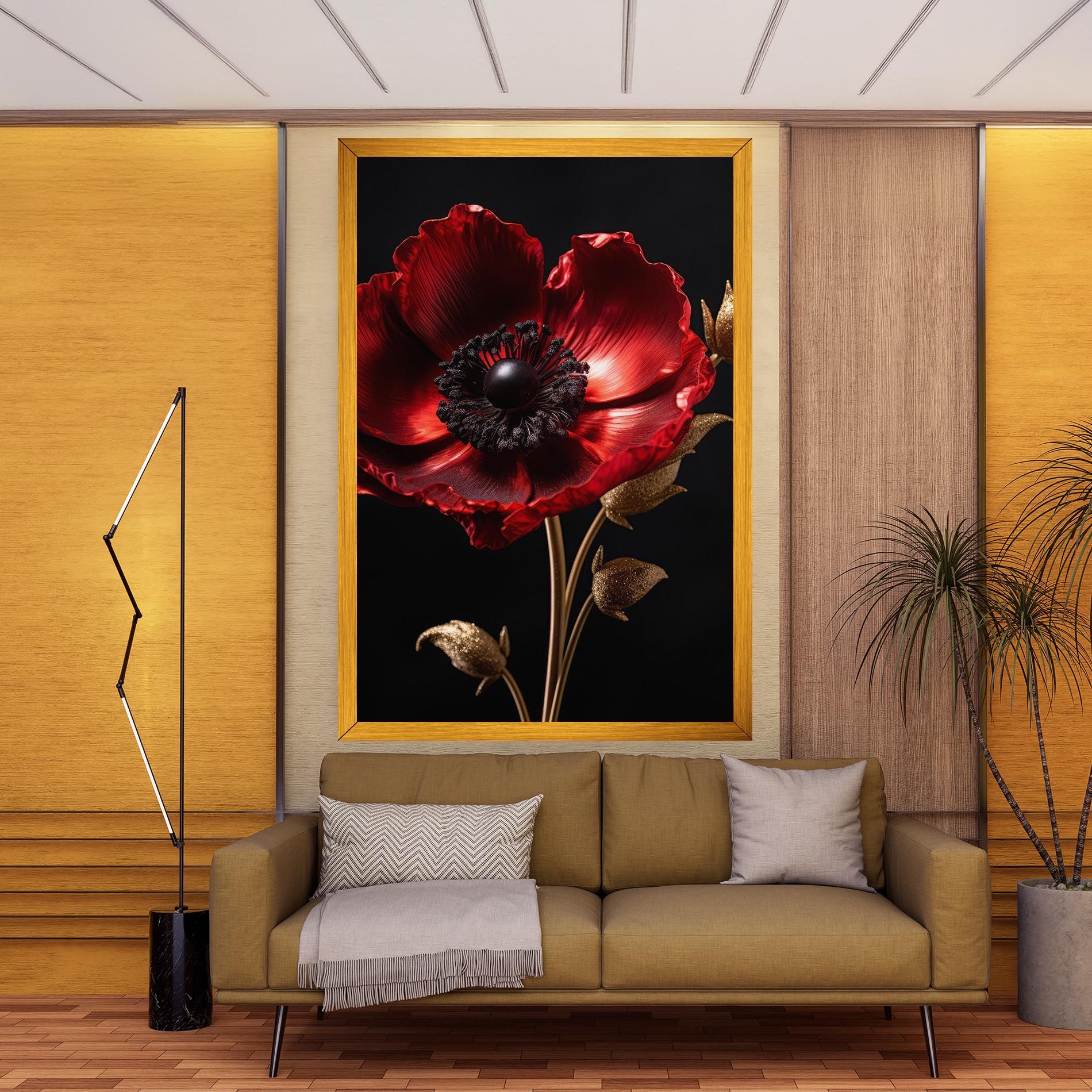 Dark Red Poppy mockup 9