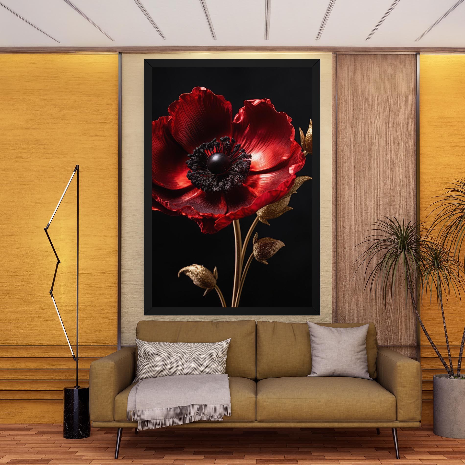 Dark Red Poppy mockup 9