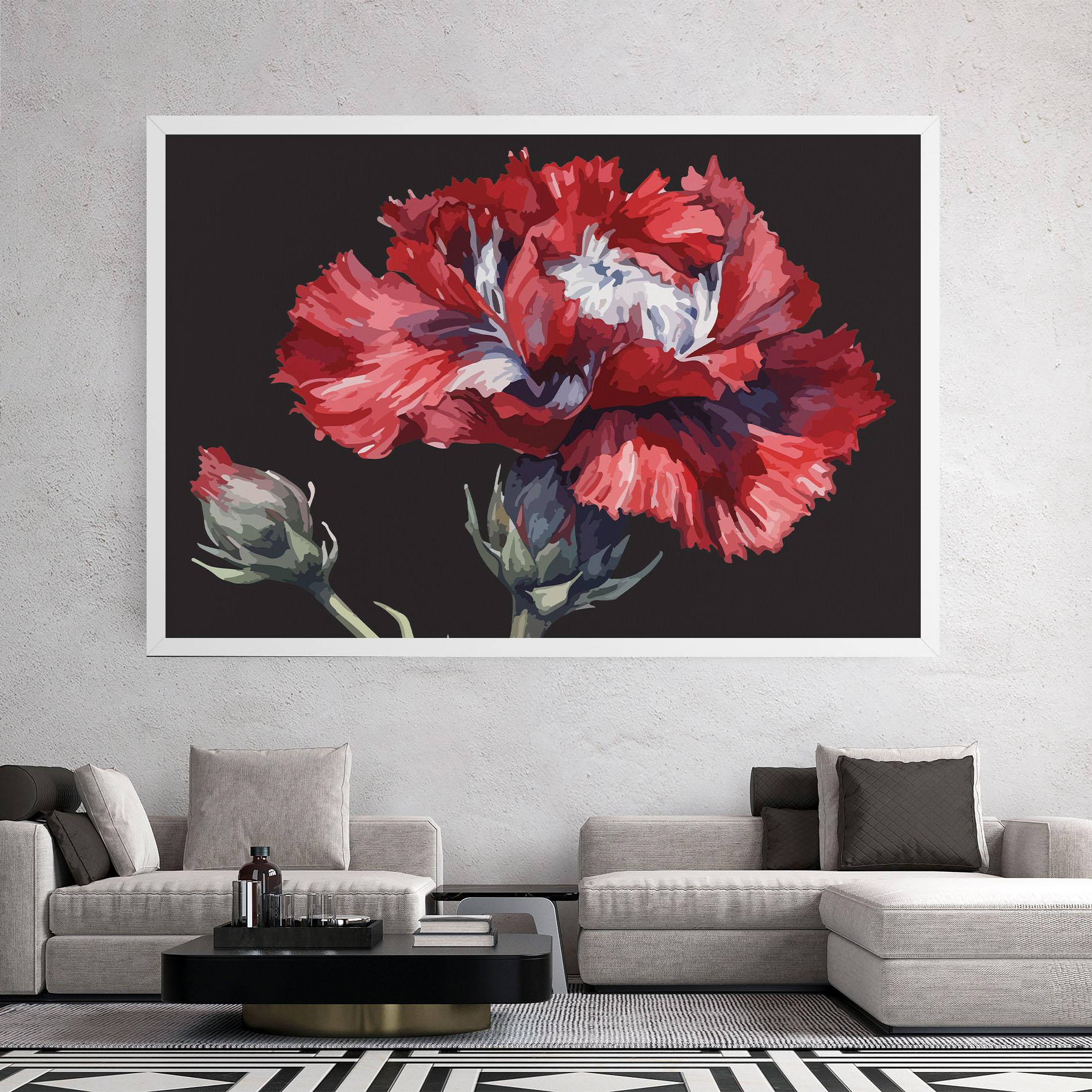 Vászonkép Close Up Poppy mockup 2