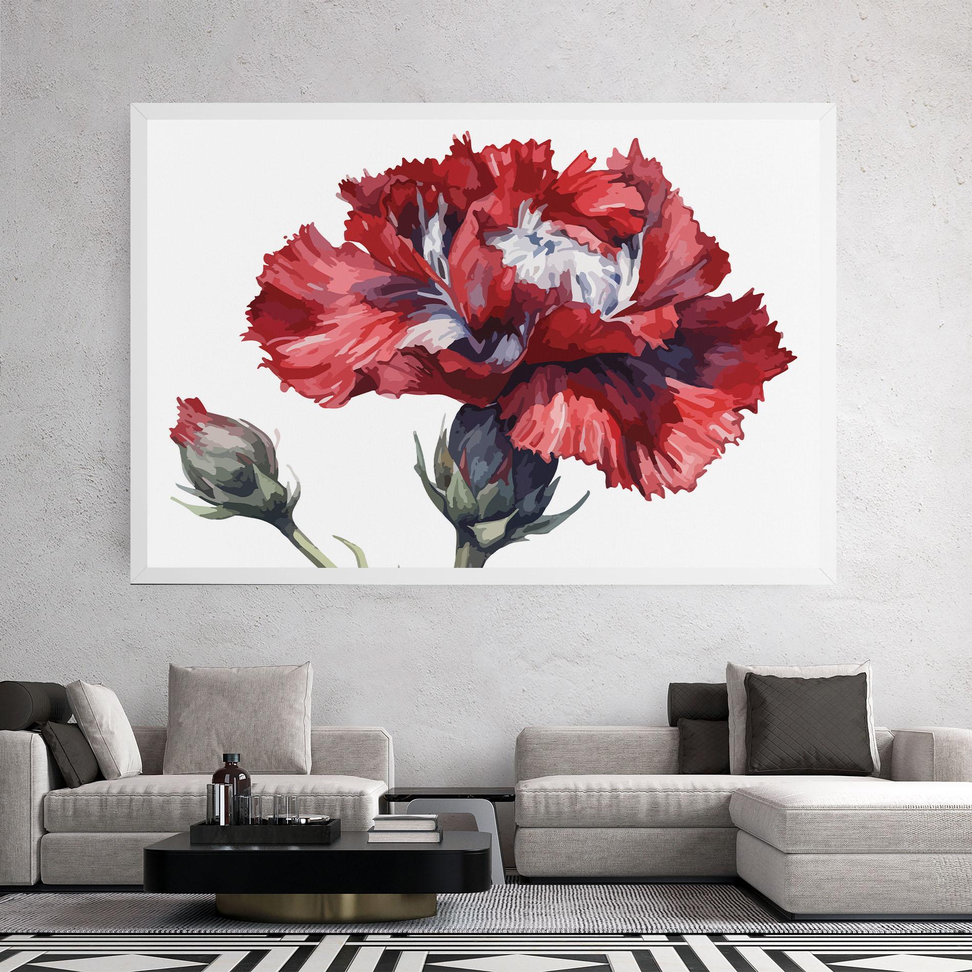 Vászonkép Pretty Poppy mockup 2