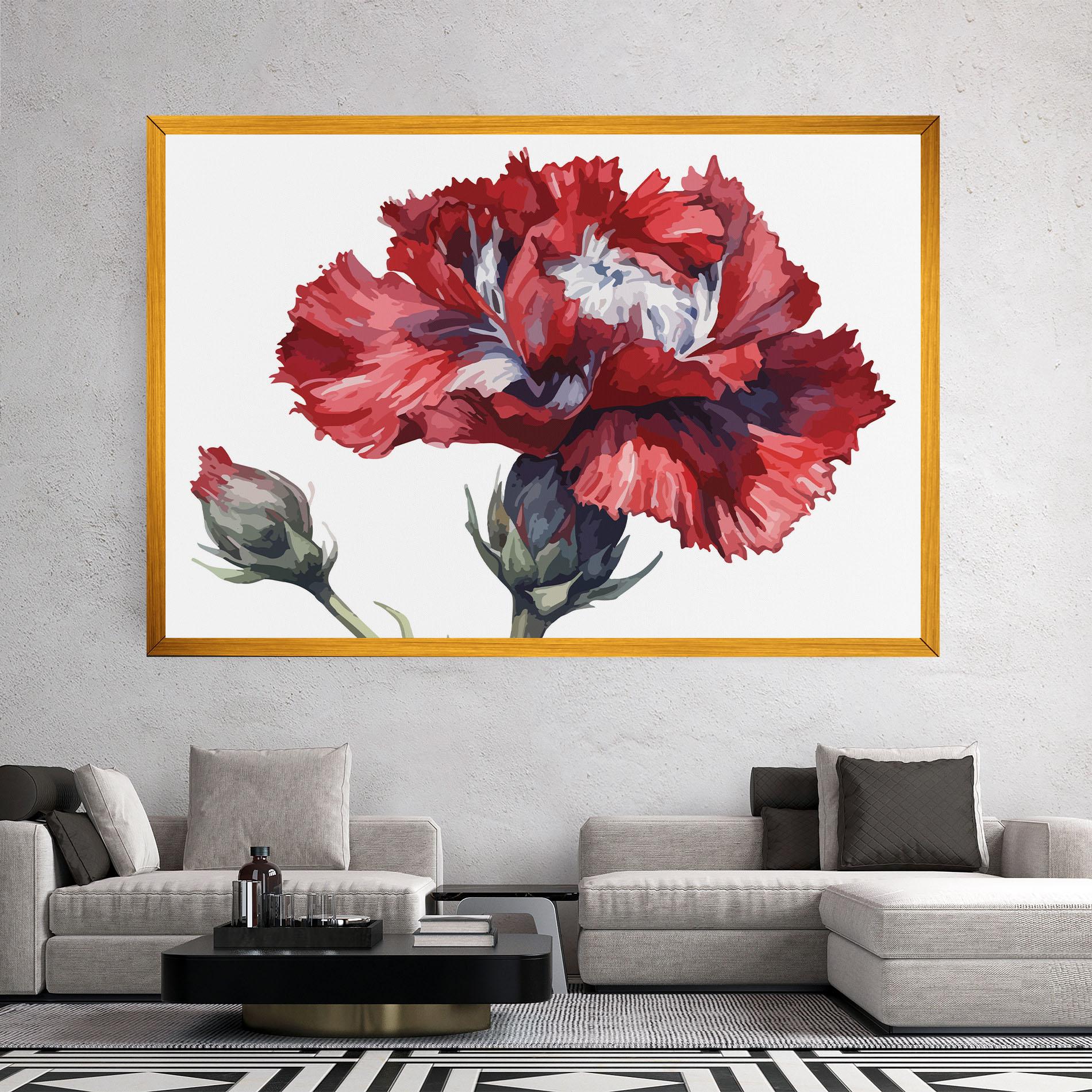 Vászonkép Pretty Poppy mockup 2