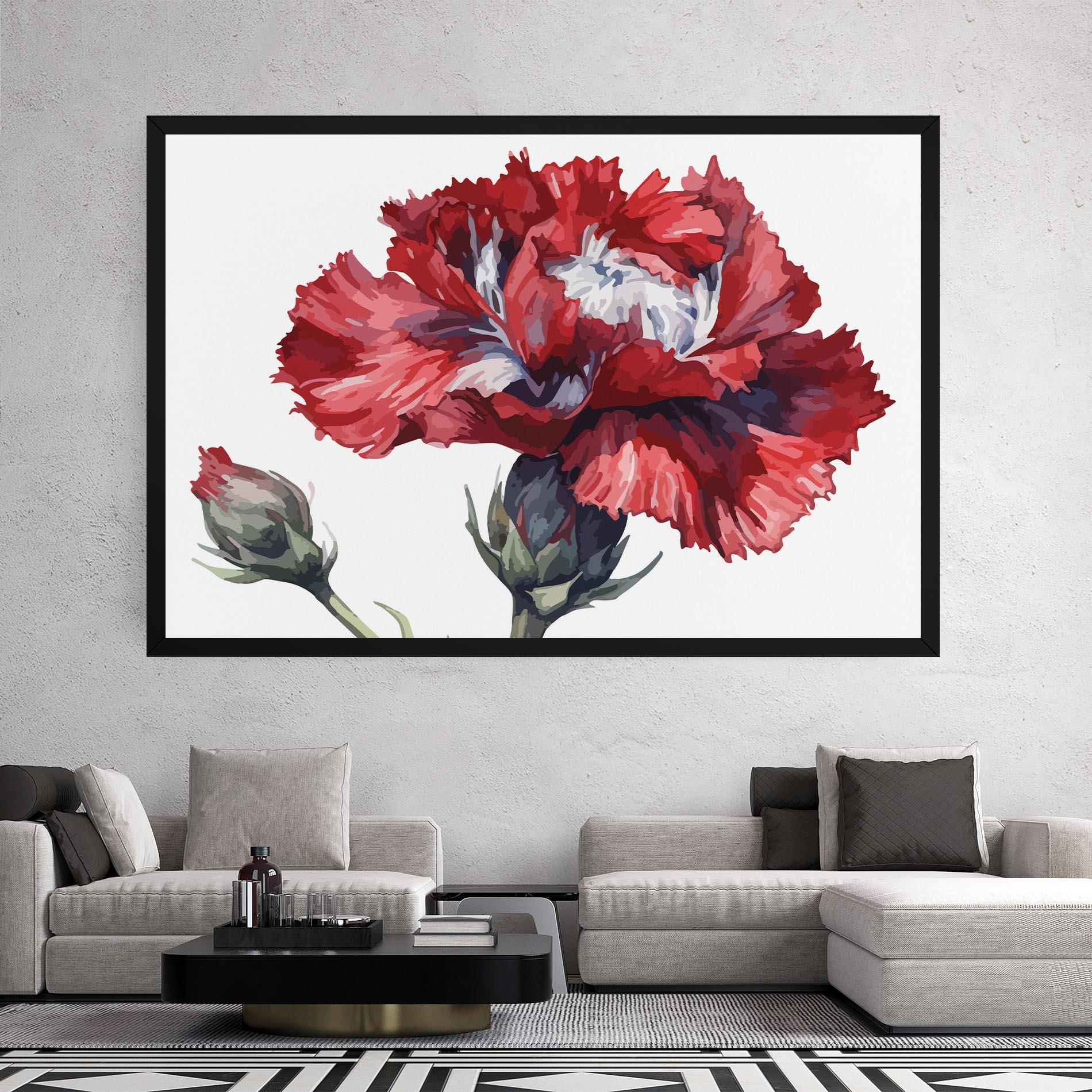 Vászonkép Pretty Poppy mockup 2