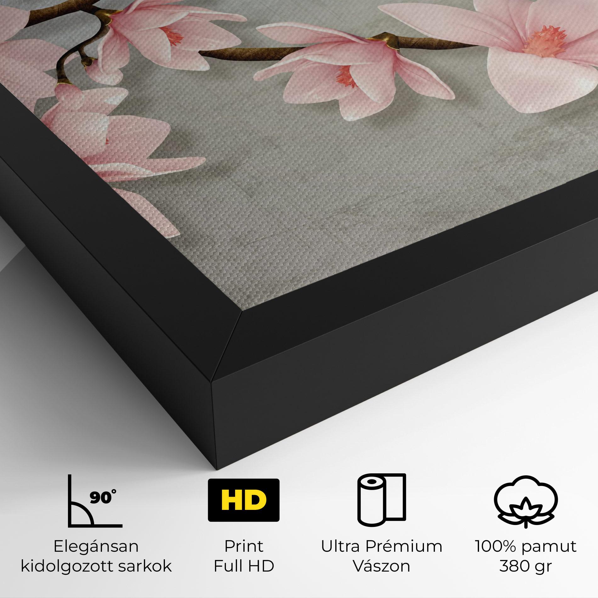 Vászonkép Pink Magnolia mockup 4