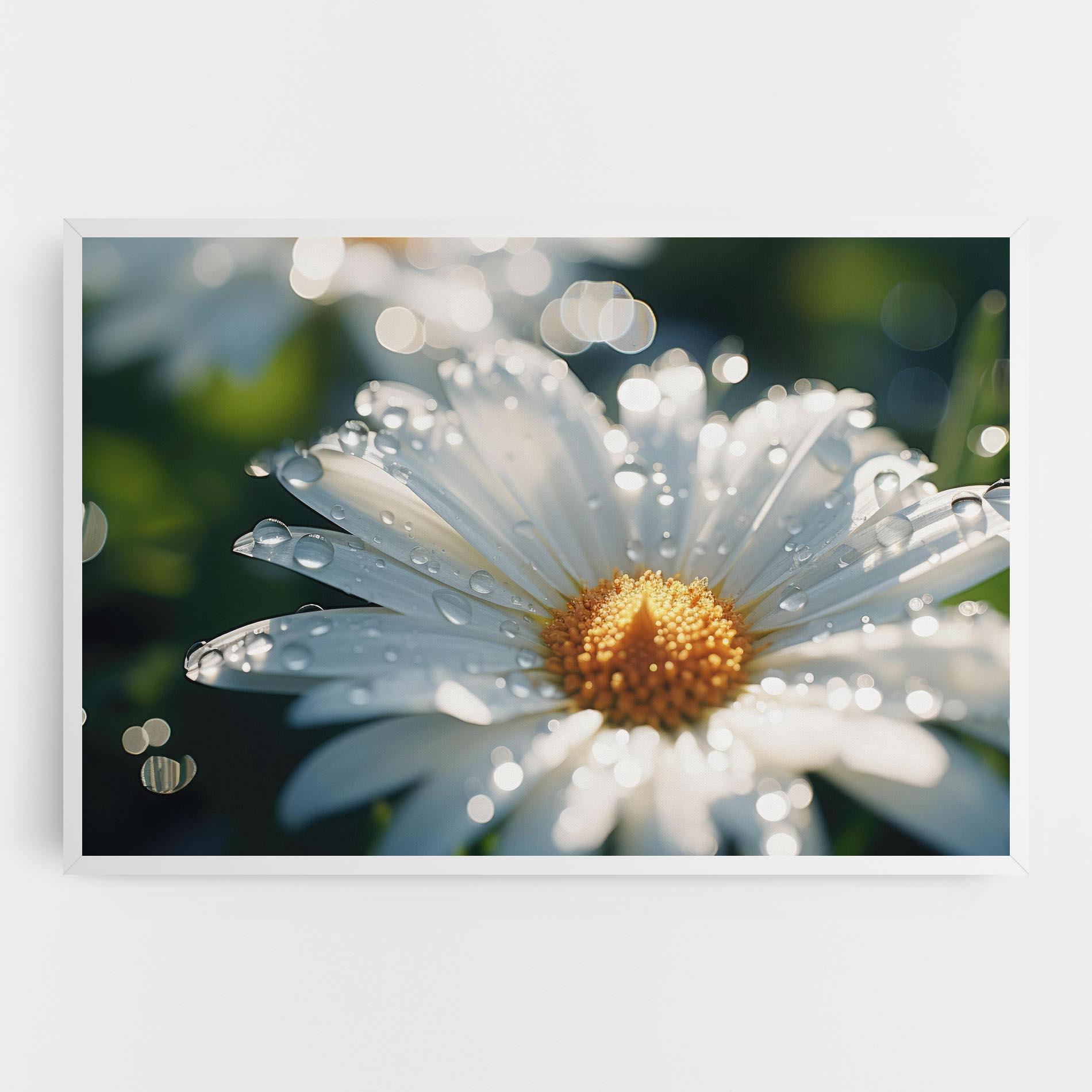 Vászonkép Daisy After Rain Close Up mockup 0