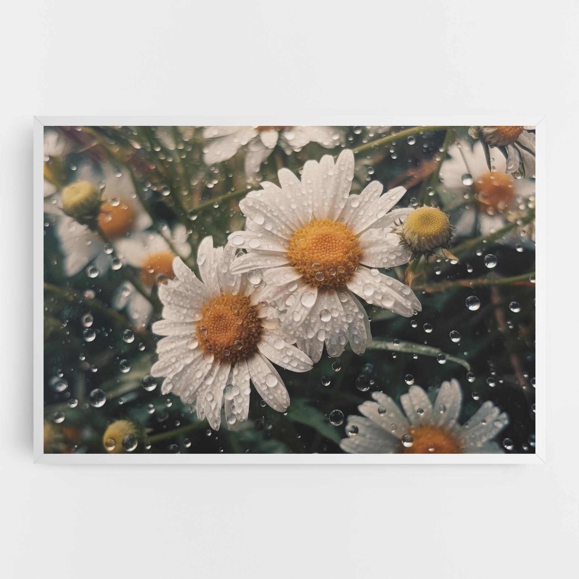 Vászonkép Daisy View After Rain mockup 0