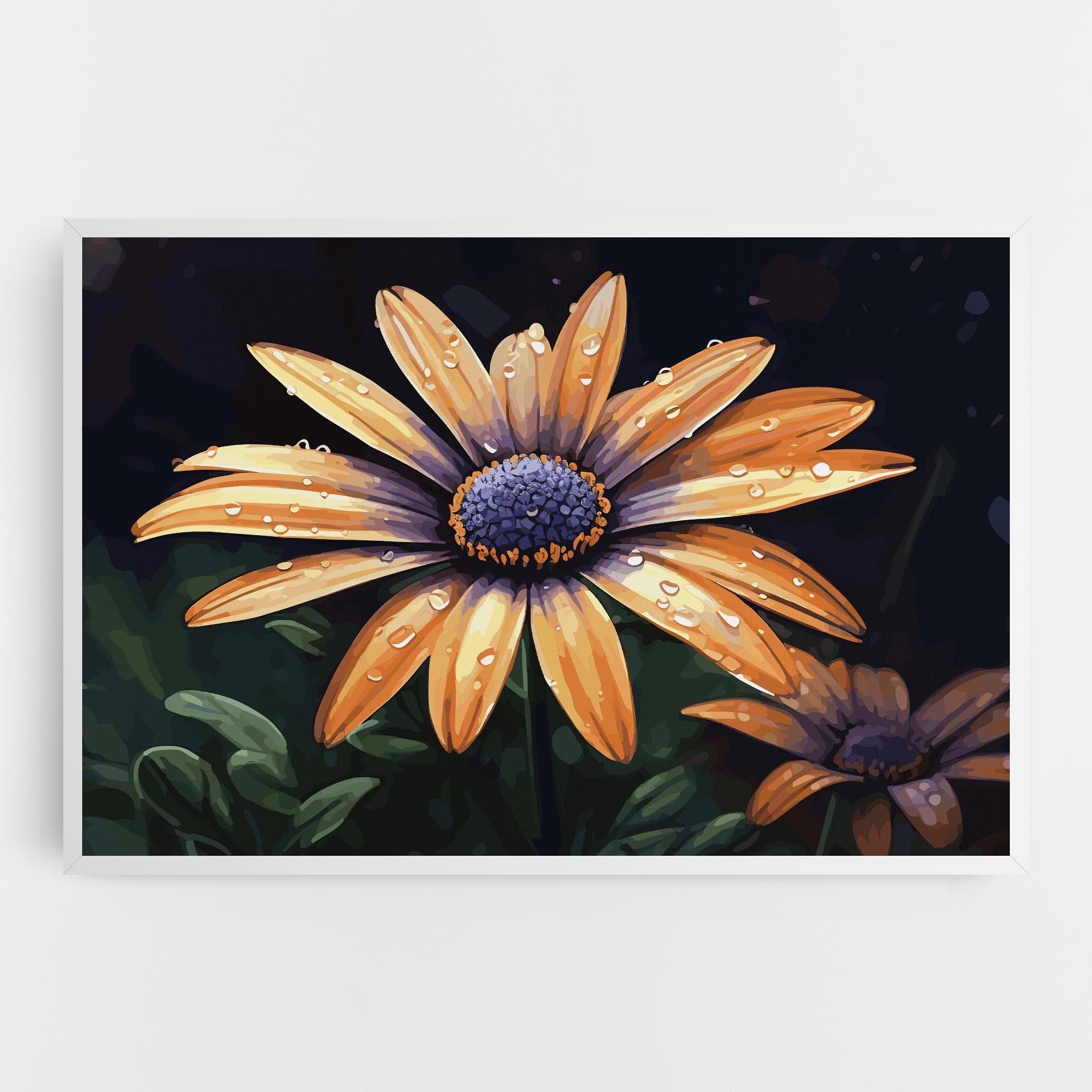 Vászonkép Orange Pretty Daisy mockup 0