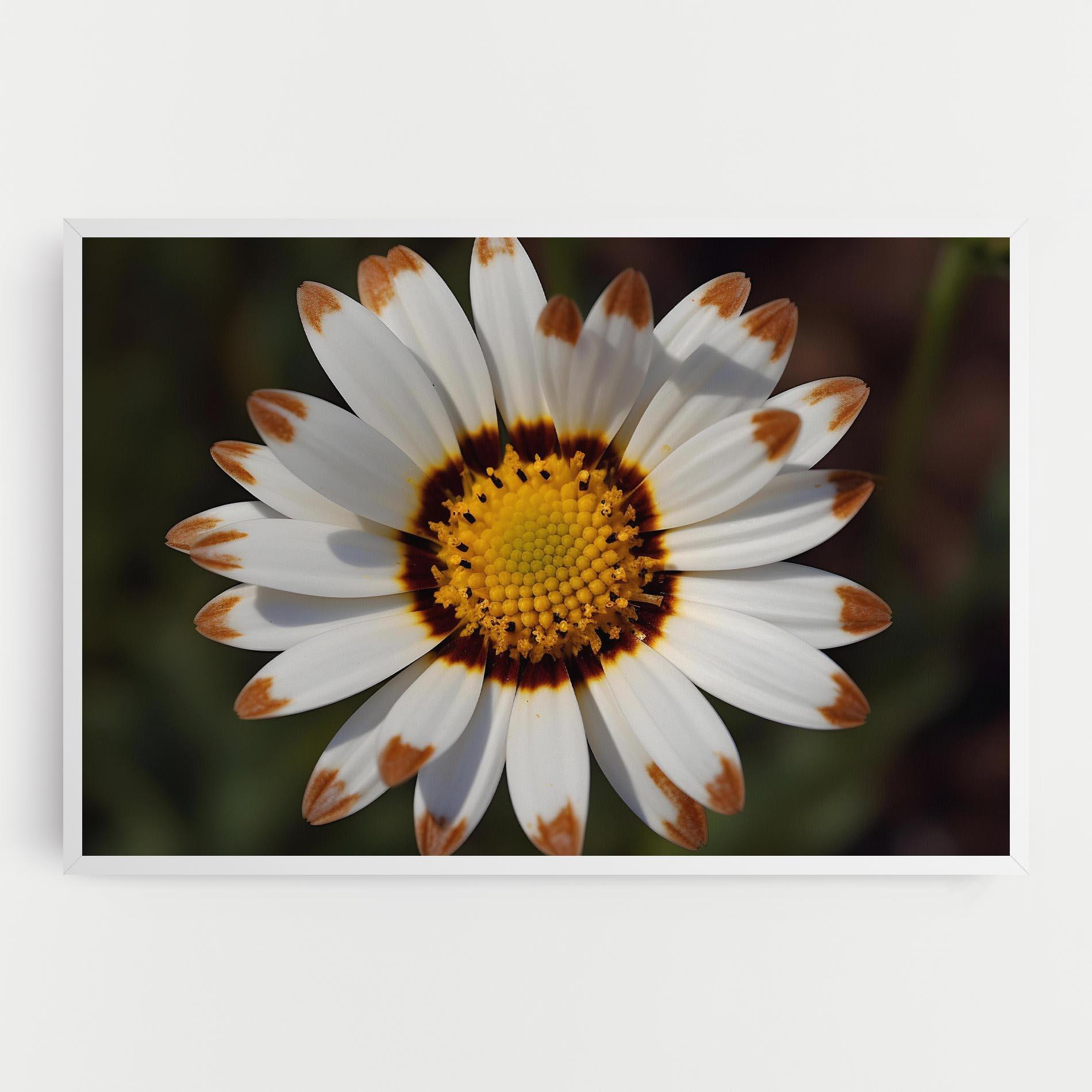 Vászonkép White Brown Daisy mockup 0