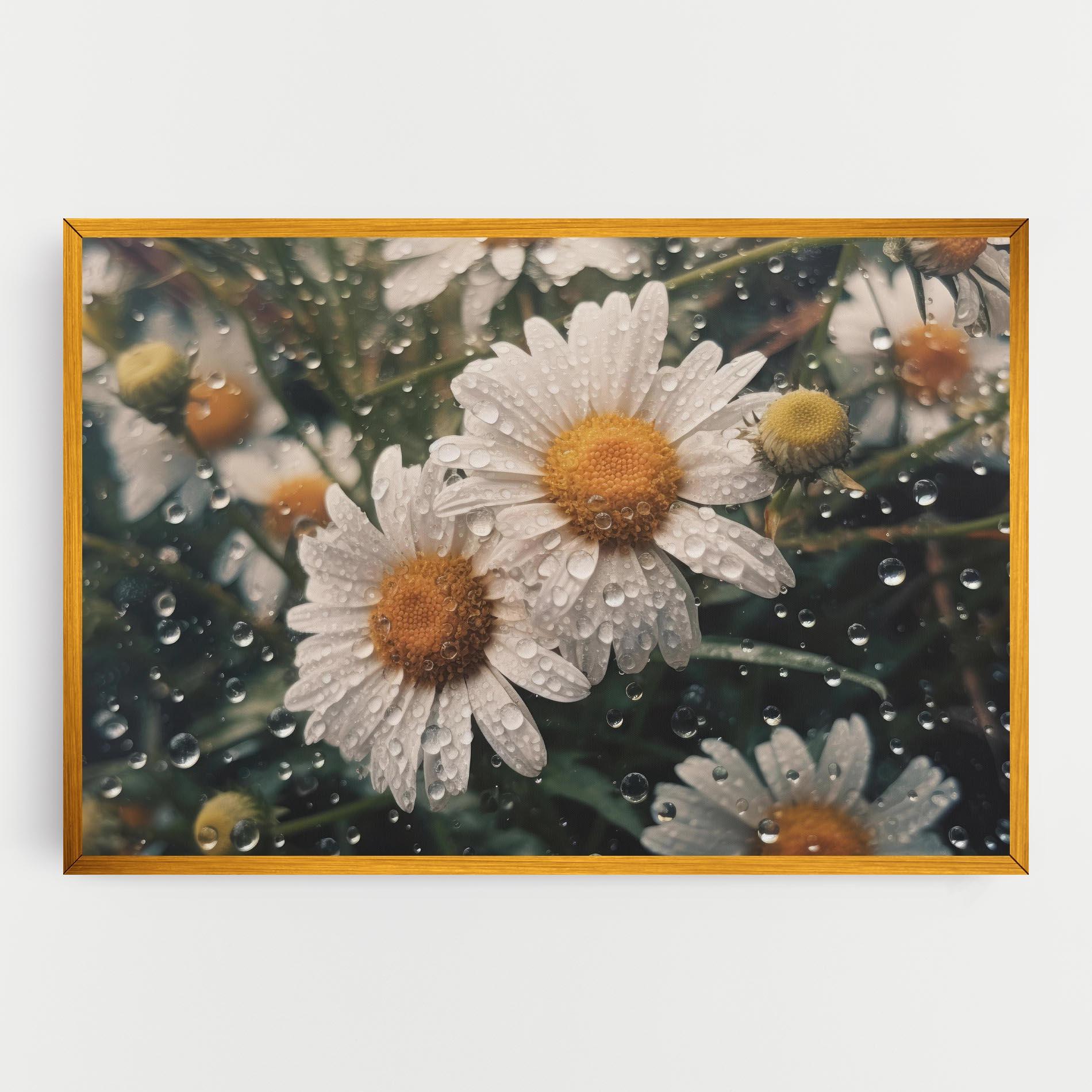 Vászonkép Daisy View After Rain mockup 0