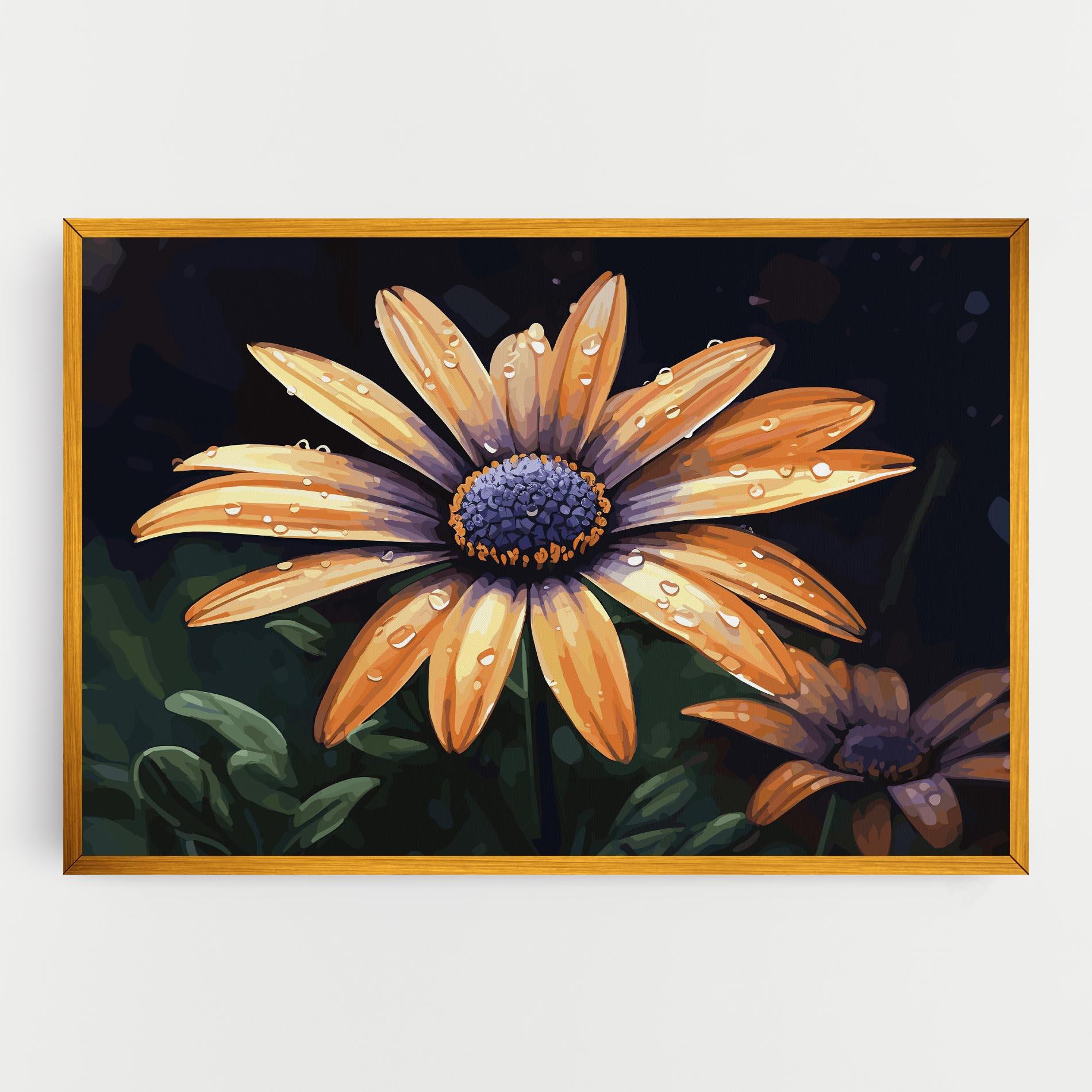 Vászonkép Orange Pretty Daisy mockup 0