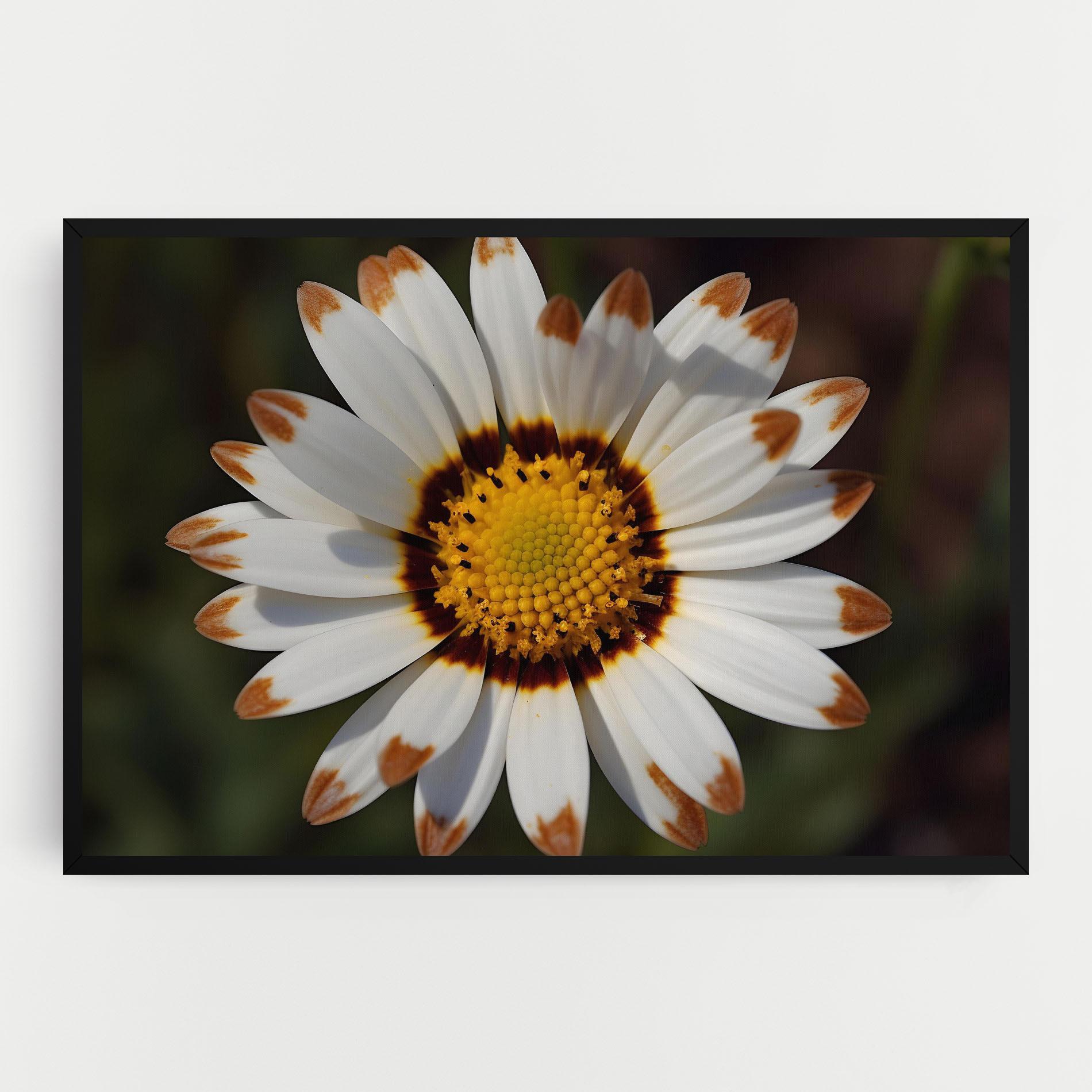 Vászonkép White Brown Daisy mockup 0