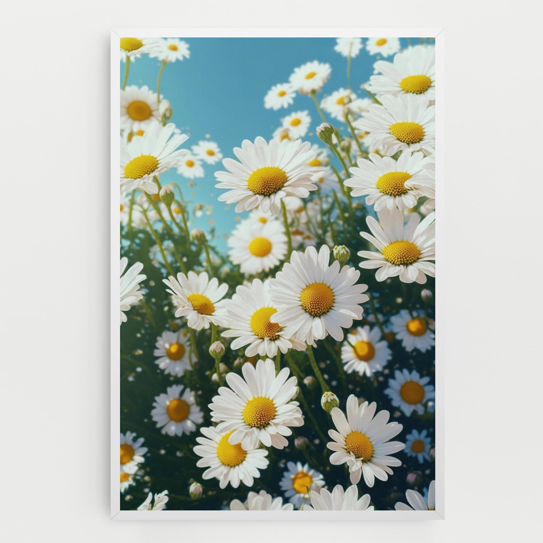 Vászonkép Daisy Field View mockup 0