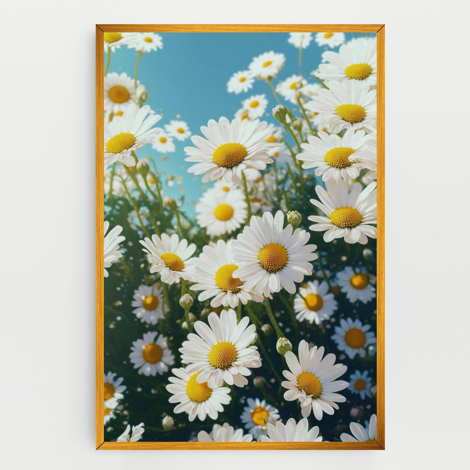 Vászonkép Daisy Field View mockup 0