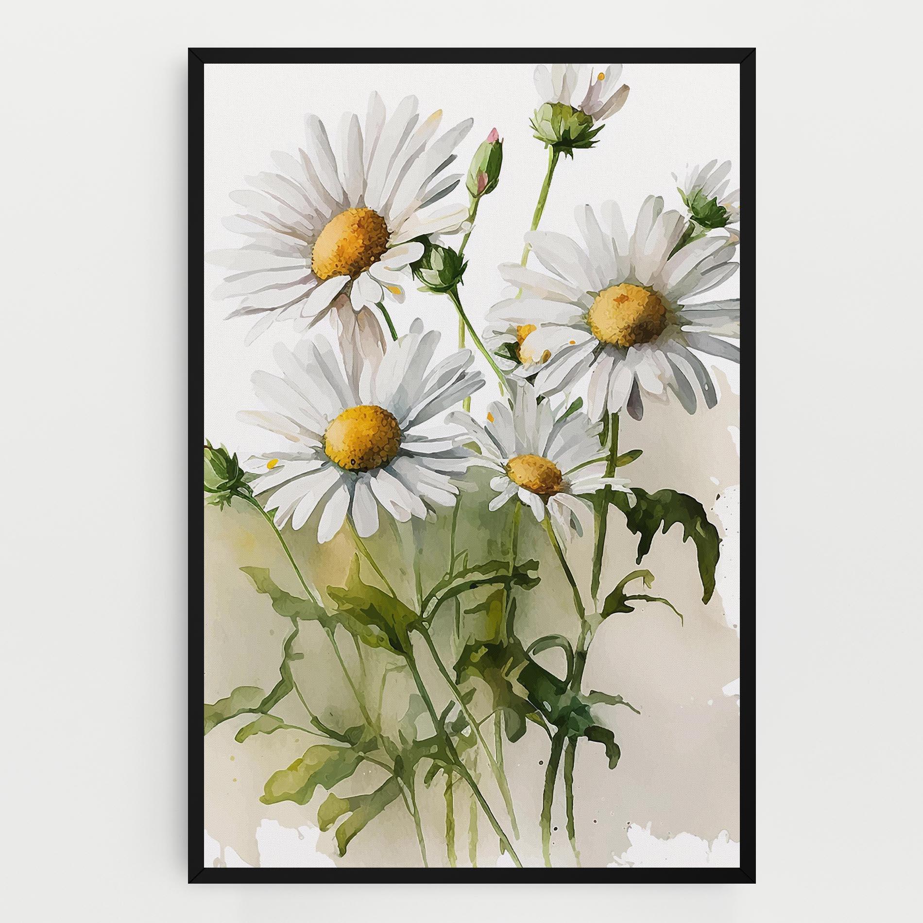 Vászonkép Painted Daisy mockup 0