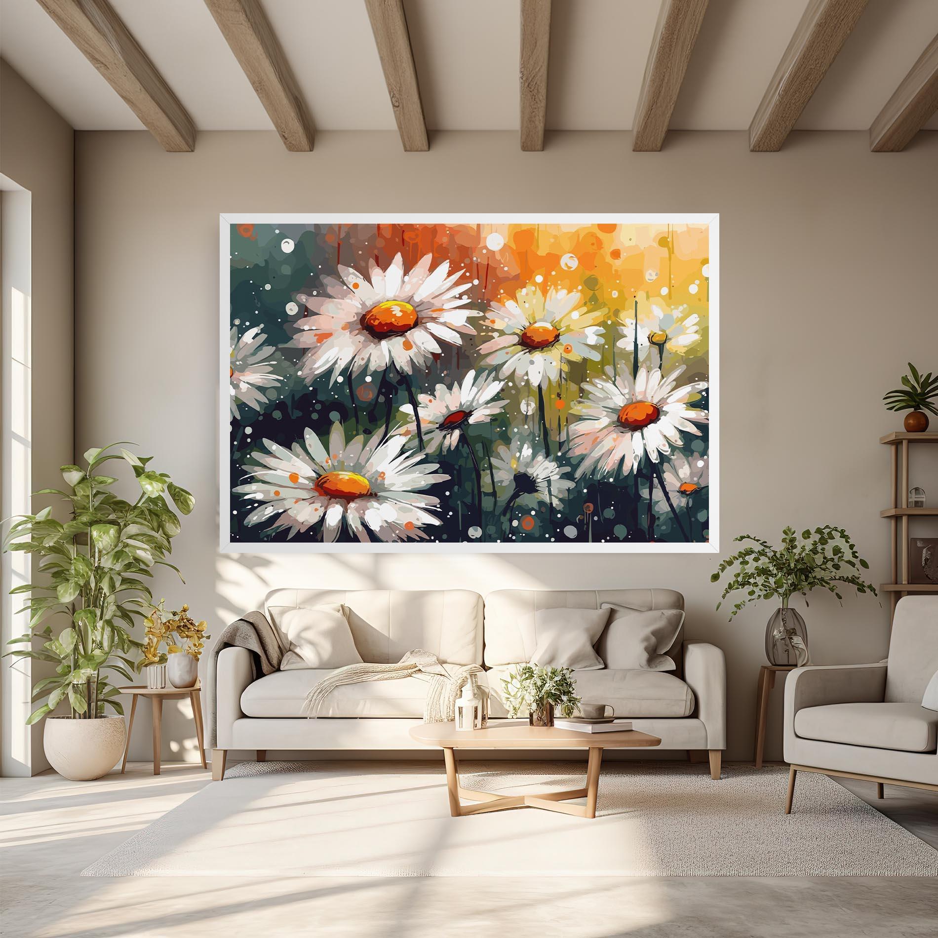 Vászonkép Daisy Art mockup 6