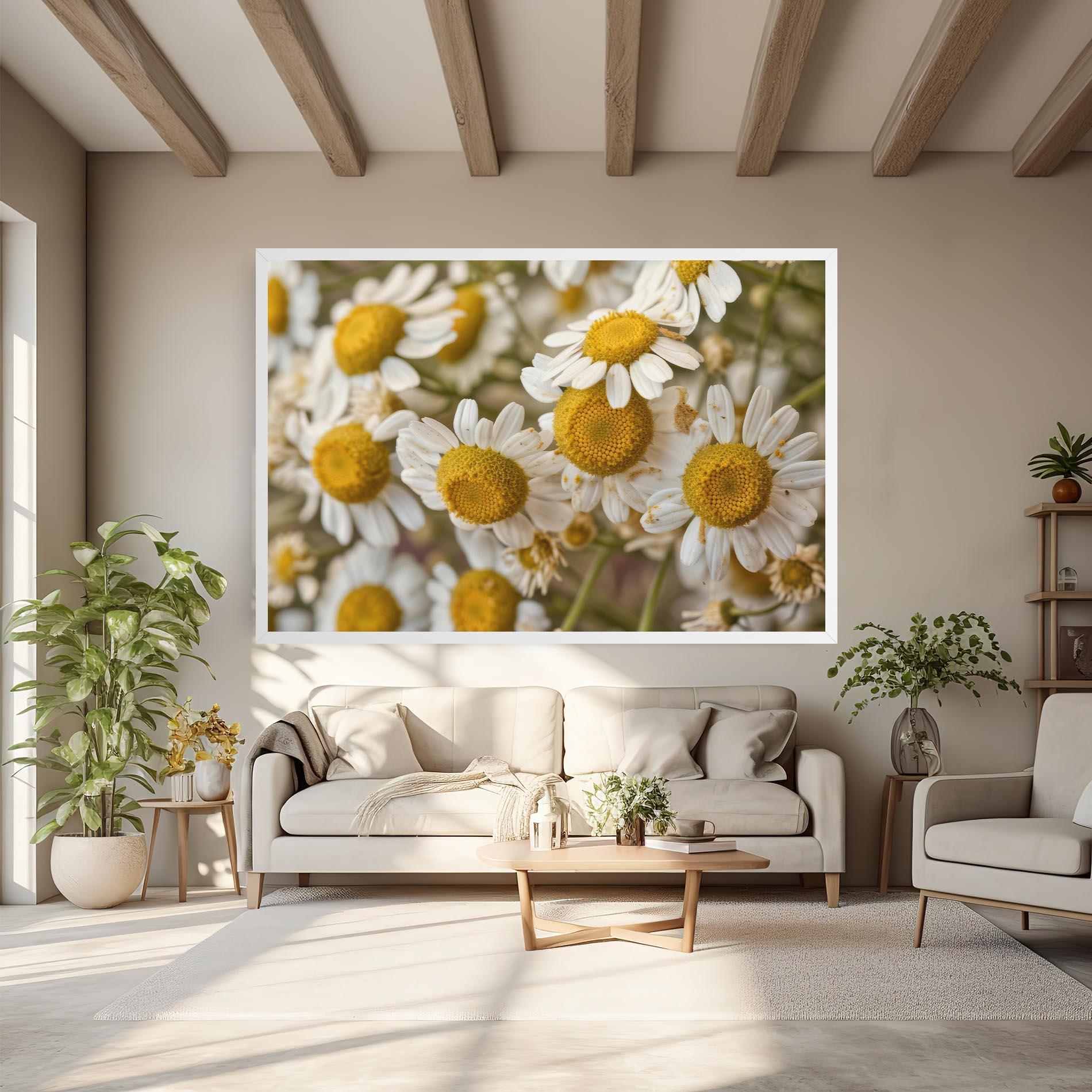 Vászonkép Daisy Wall mockup 6