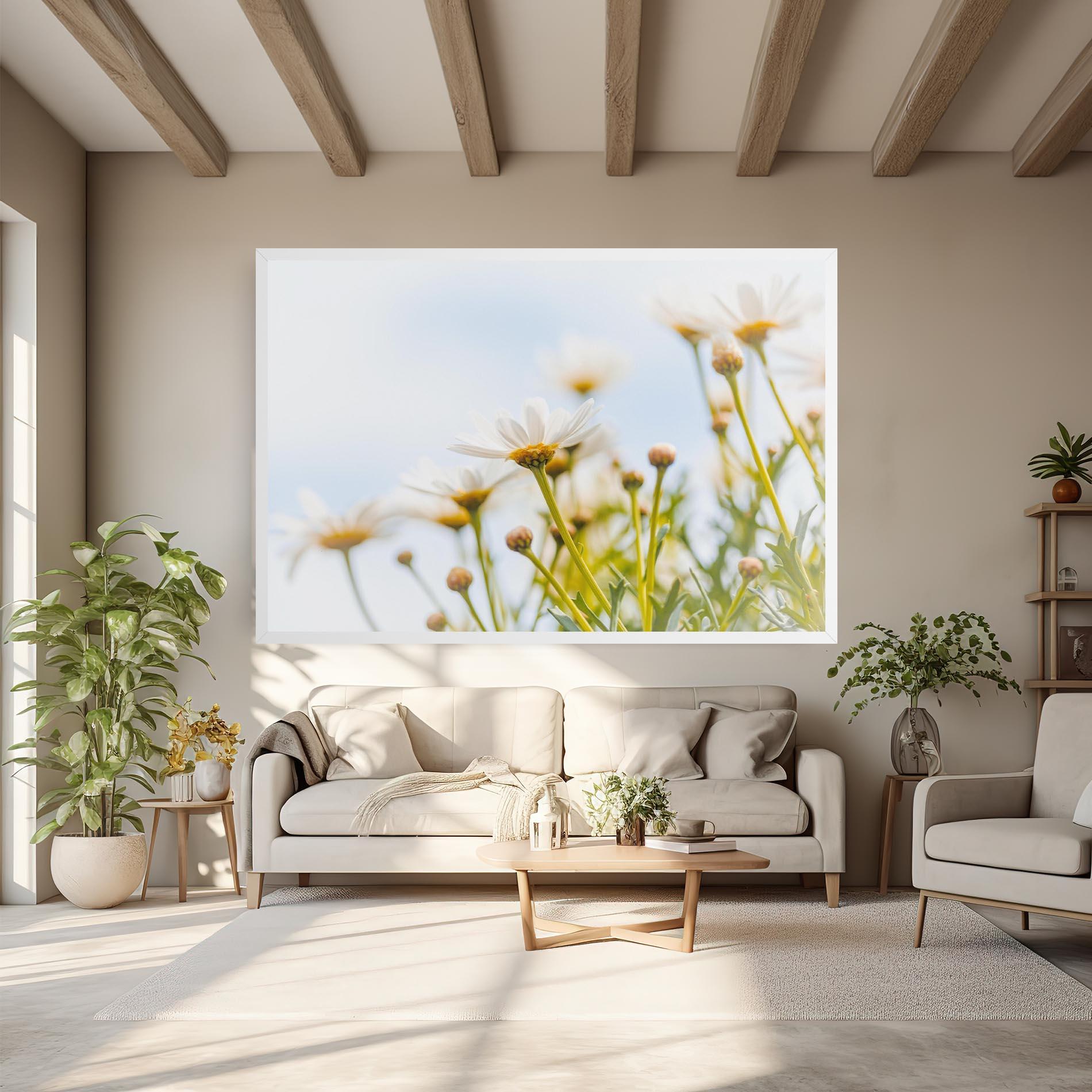 Vászonkép Dreamy Daisy mockup 6