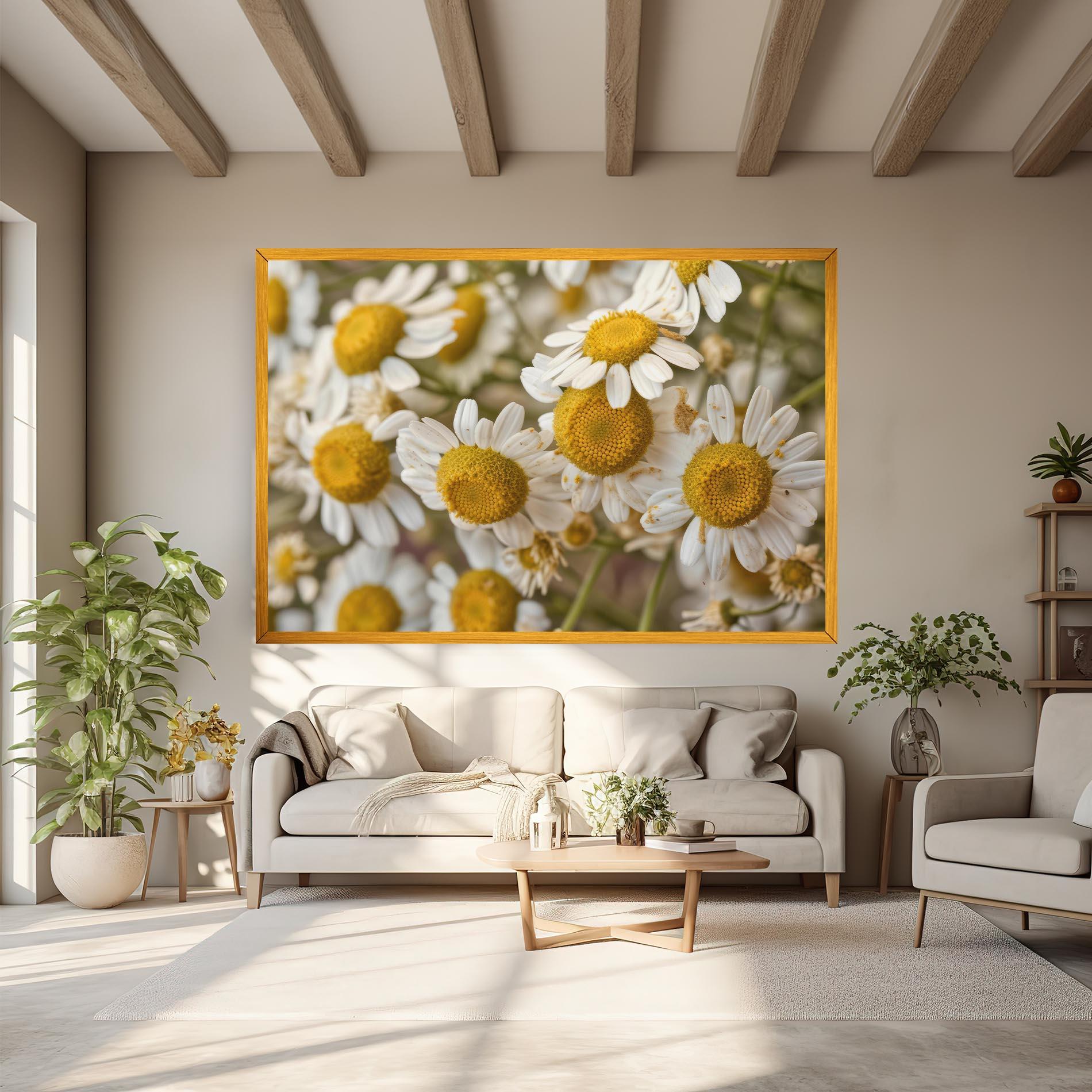 Vászonkép Daisy Wall mockup 6