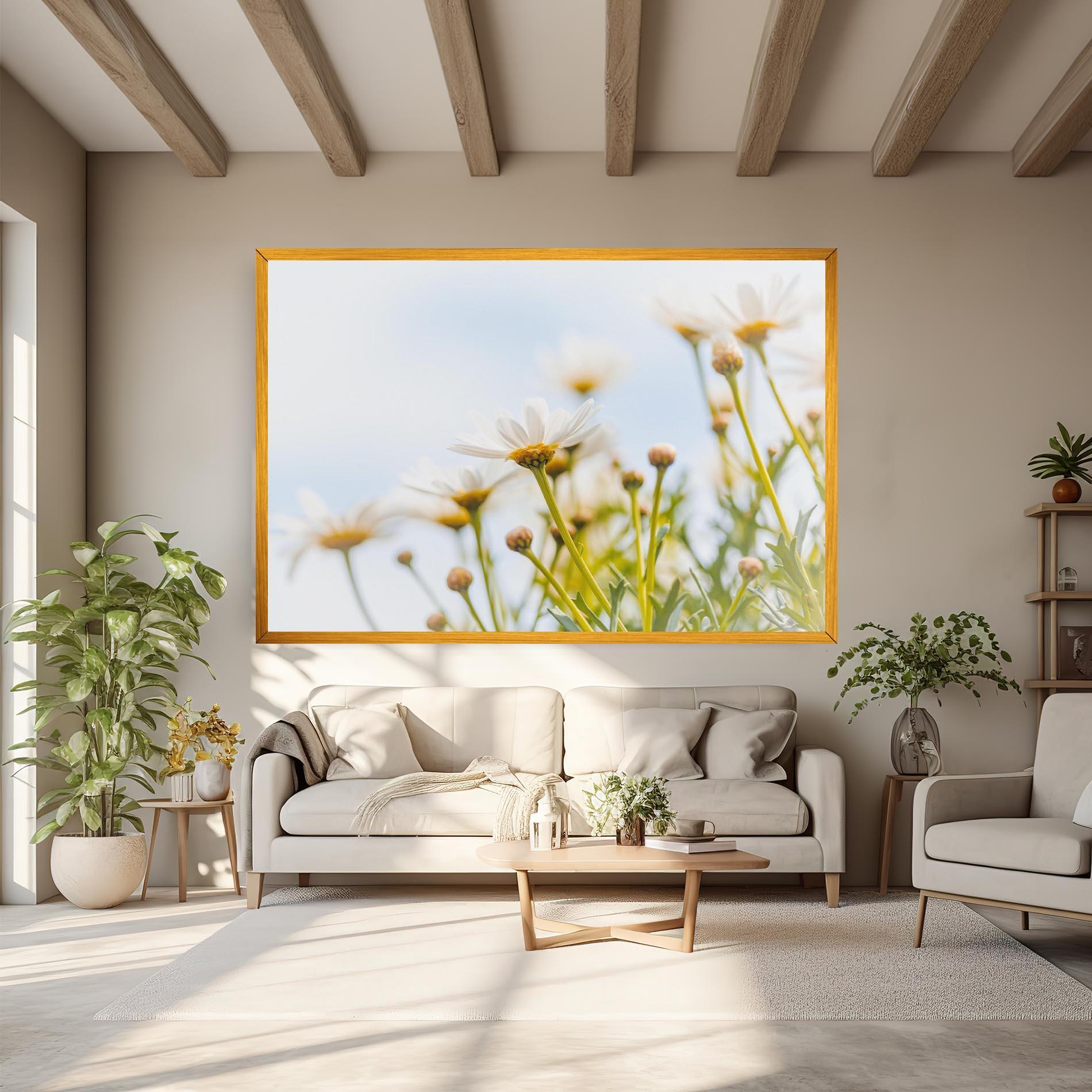 Vászonkép Dreamy Daisy mockup 6