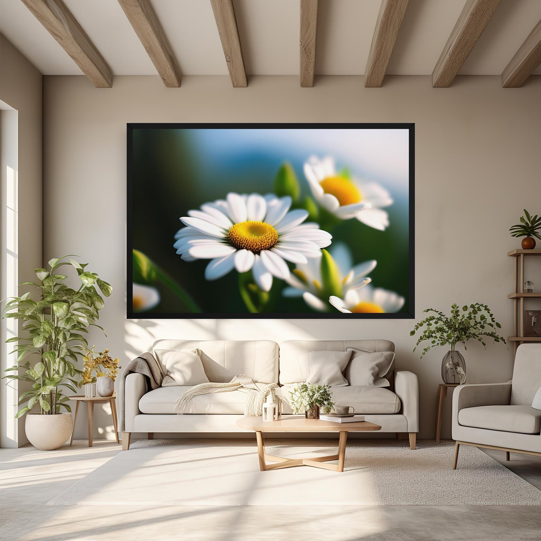 Vászonkép Daisy In The Sun mockup 6