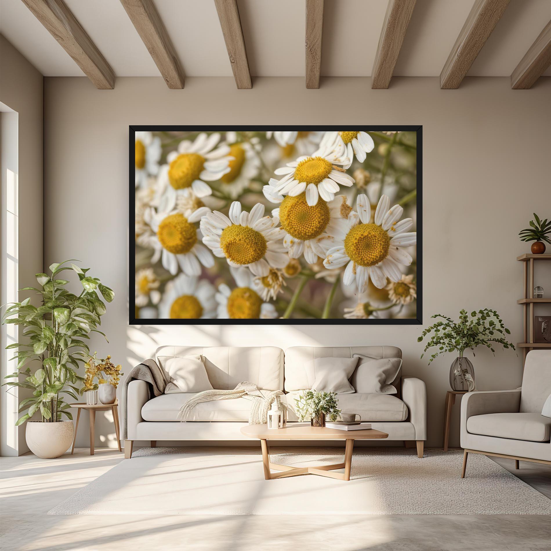 Vászonkép Daisy Wall mockup 6