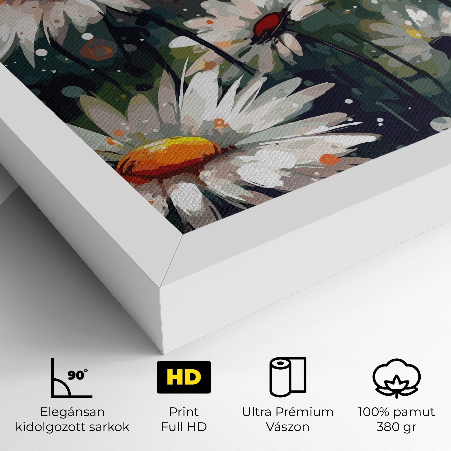 Vászonkép Daisy Art mockup 4