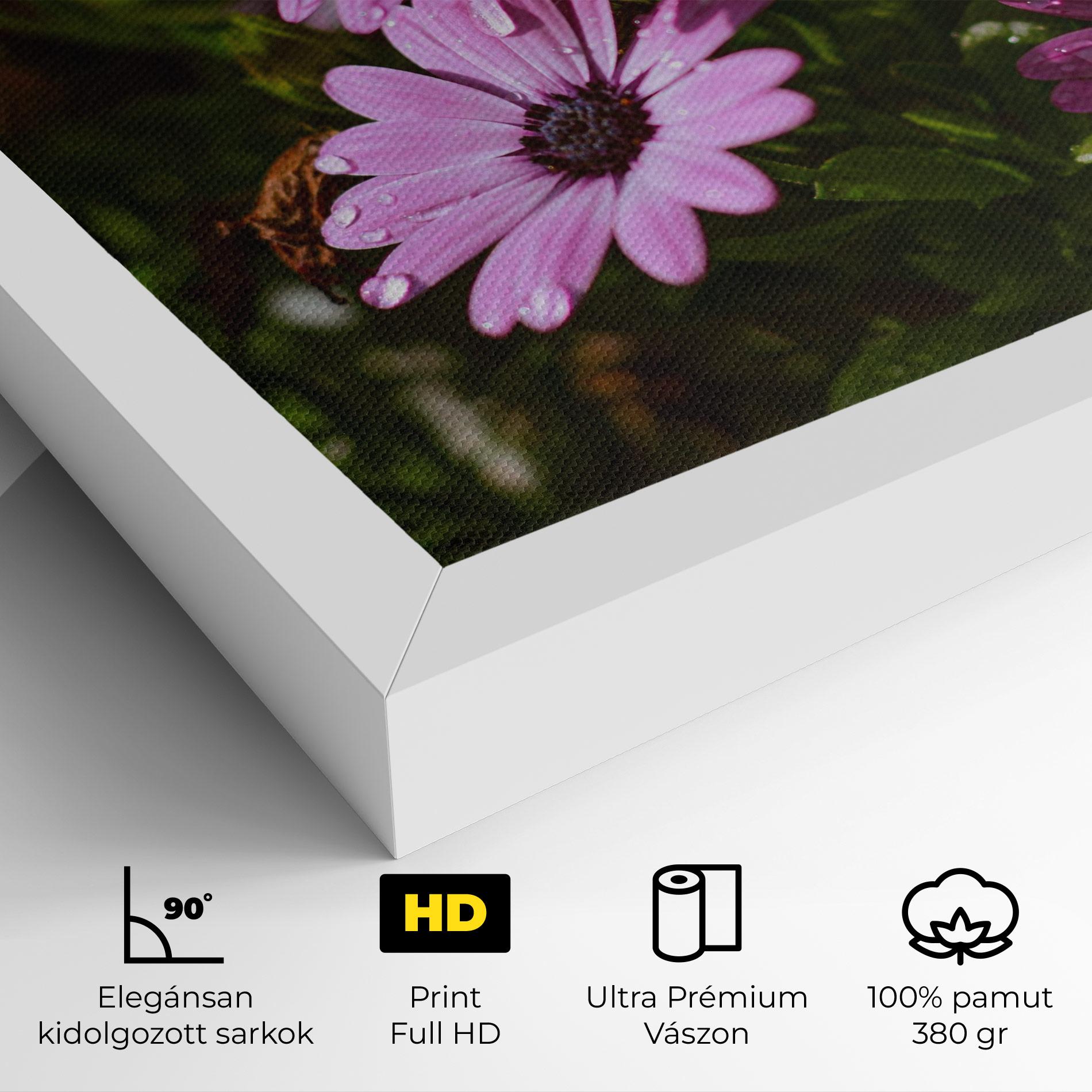 Vászonkép Purple Daisy mockup 4