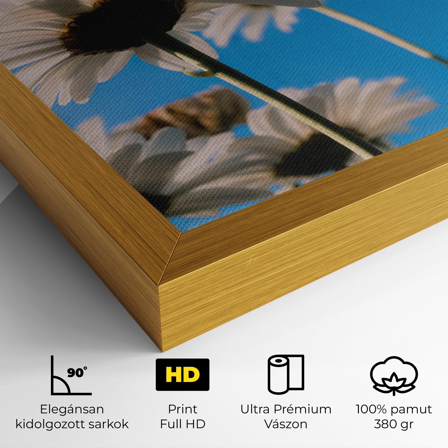 Vászonkép Blue Sky Daisy mockup 4