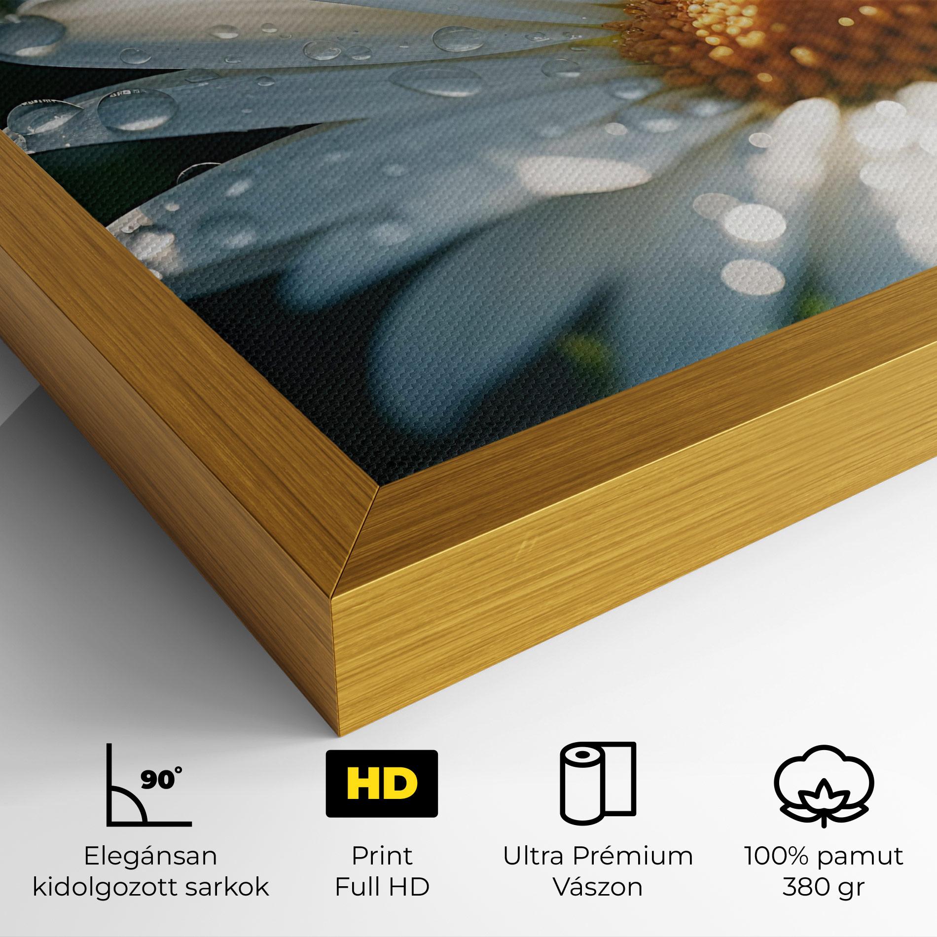 Vászonkép Daisy After Rain Close Up mockup 4